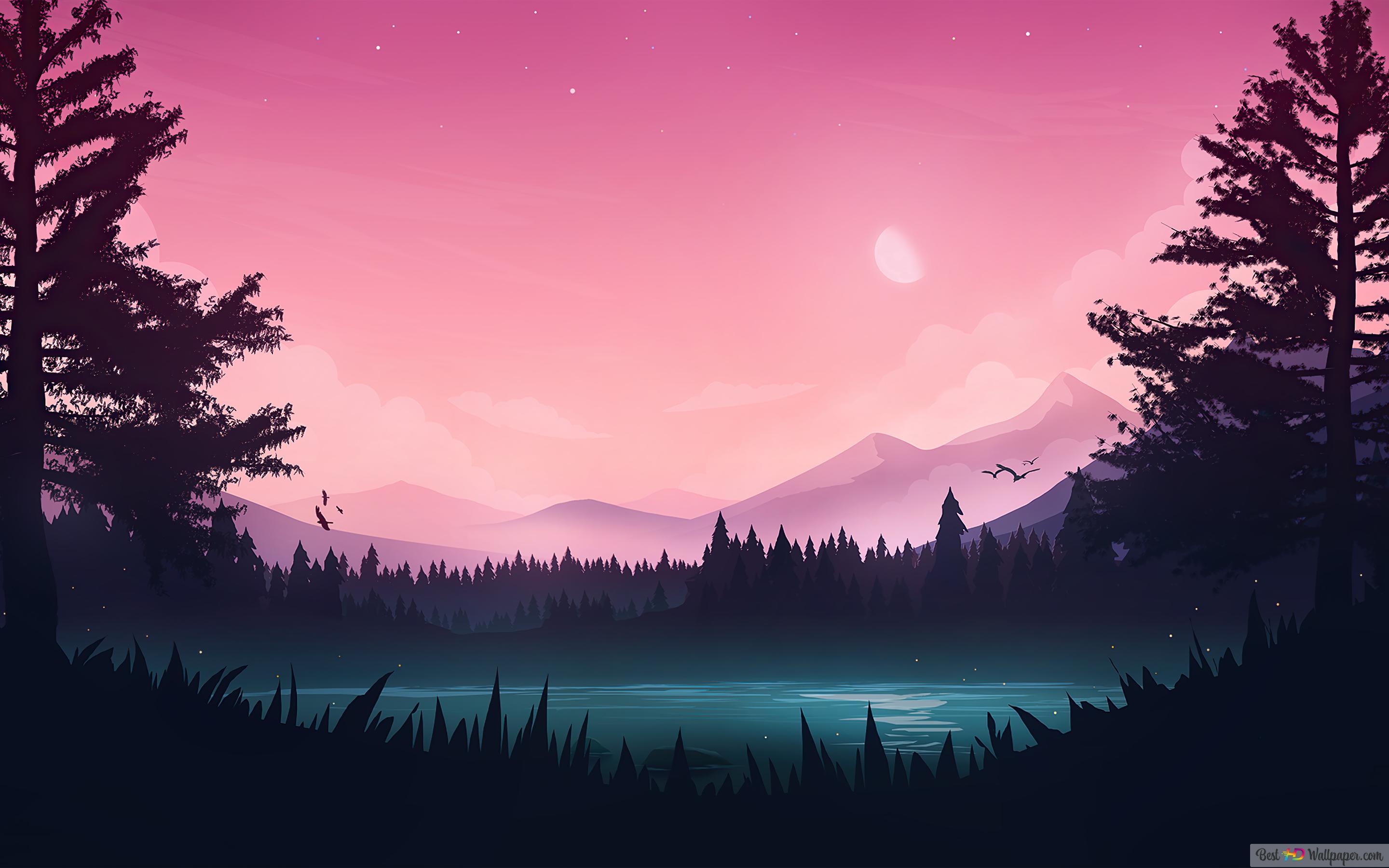 Nature Minimalist 4K wallpaper download