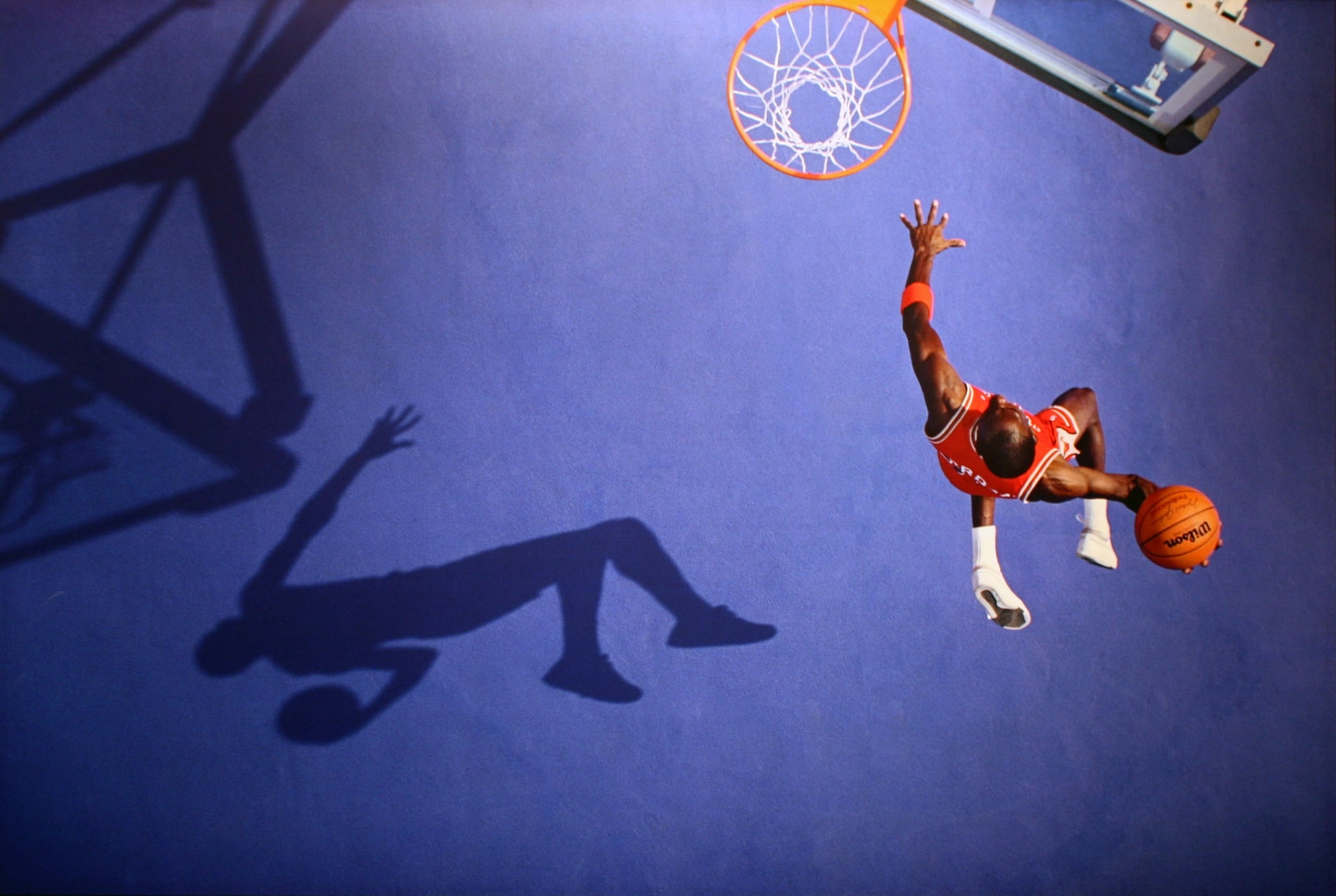 Wallpaper / Clock, Full Length, Athlete, Sport, Time, Jumping, Shadow, Indoors, Lifestyles, 1080P, Motion, Michael Jordan Pc Background Hd, Basketball, Mid Air Wallpaper