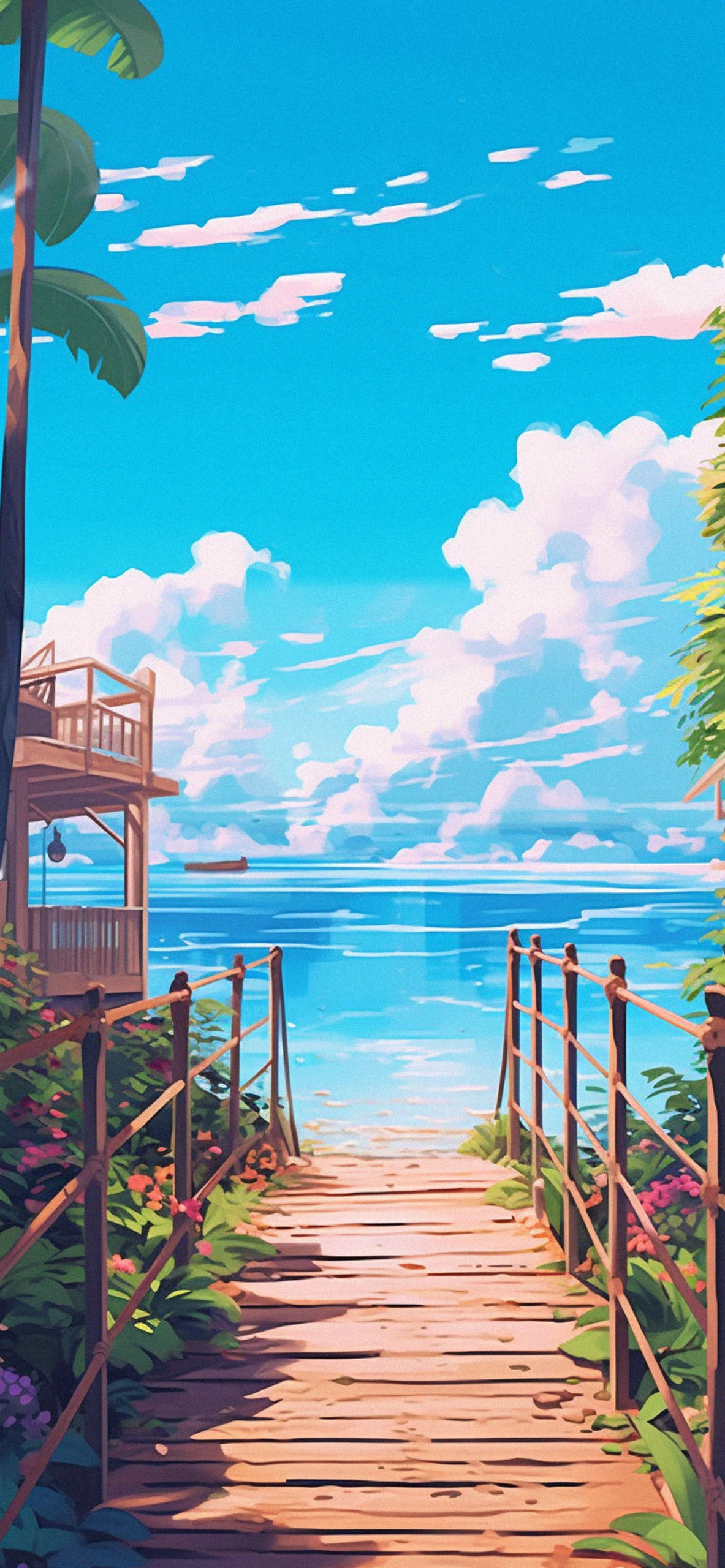 Summer Vibes Art Wallpaper