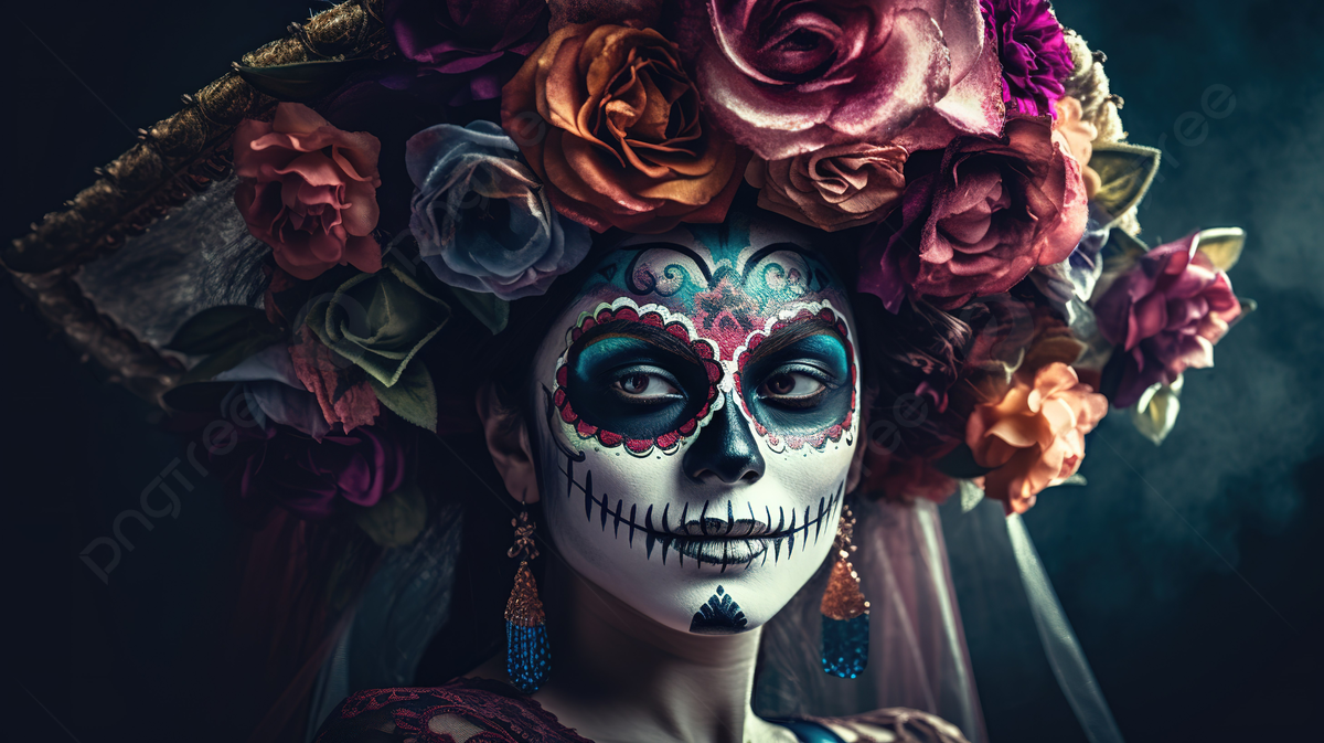 Day of the dead girl skull wallpapers wallpaper cave