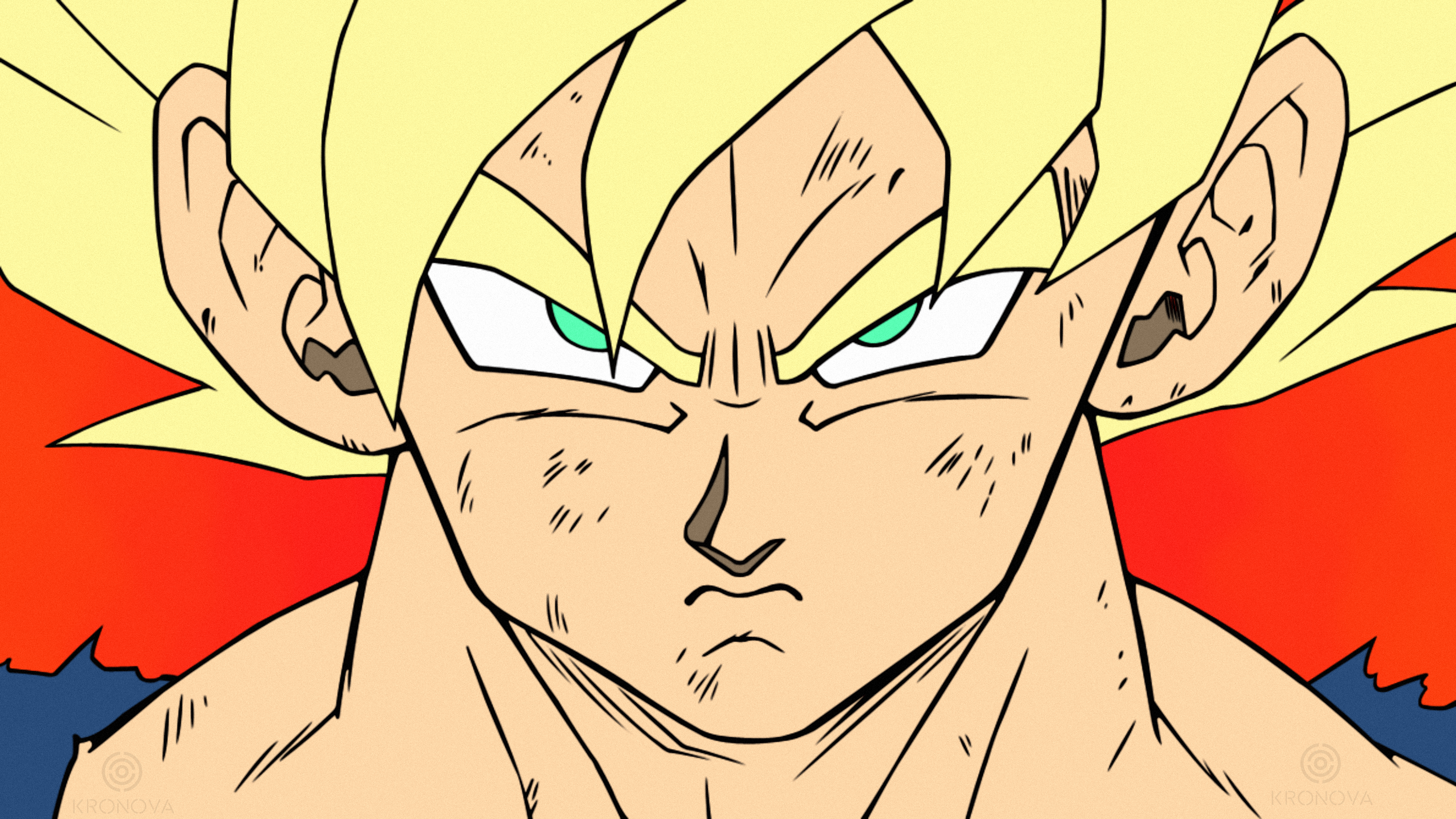 Wallpaper, Dragon Ball, Dragon Ball Z, Son Goku, anime, manga 3840x2160