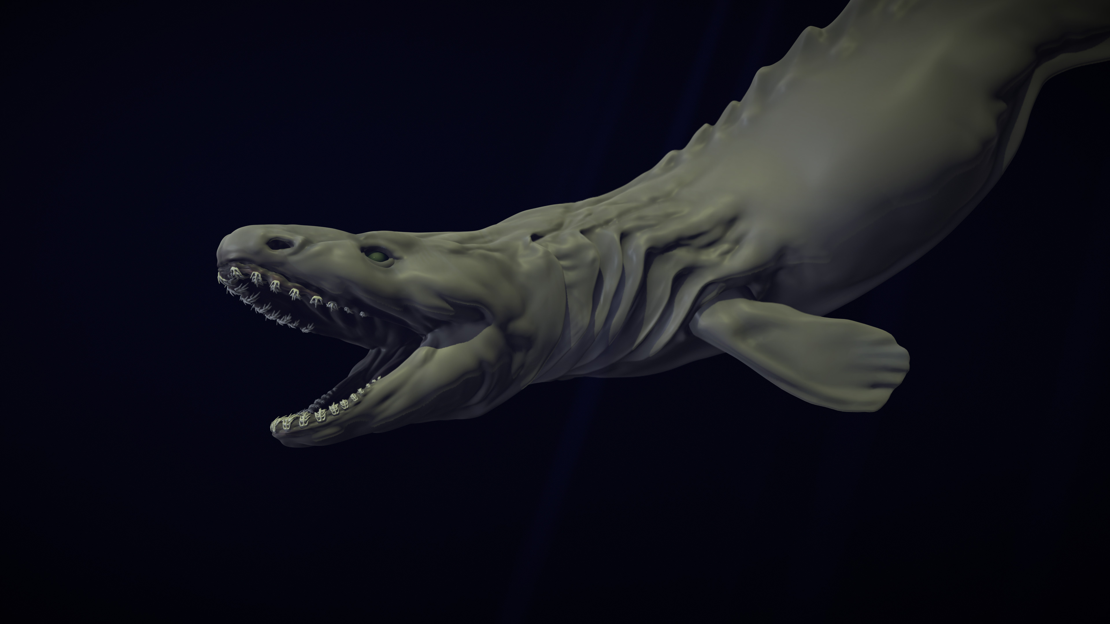 Frilled Shark WIP