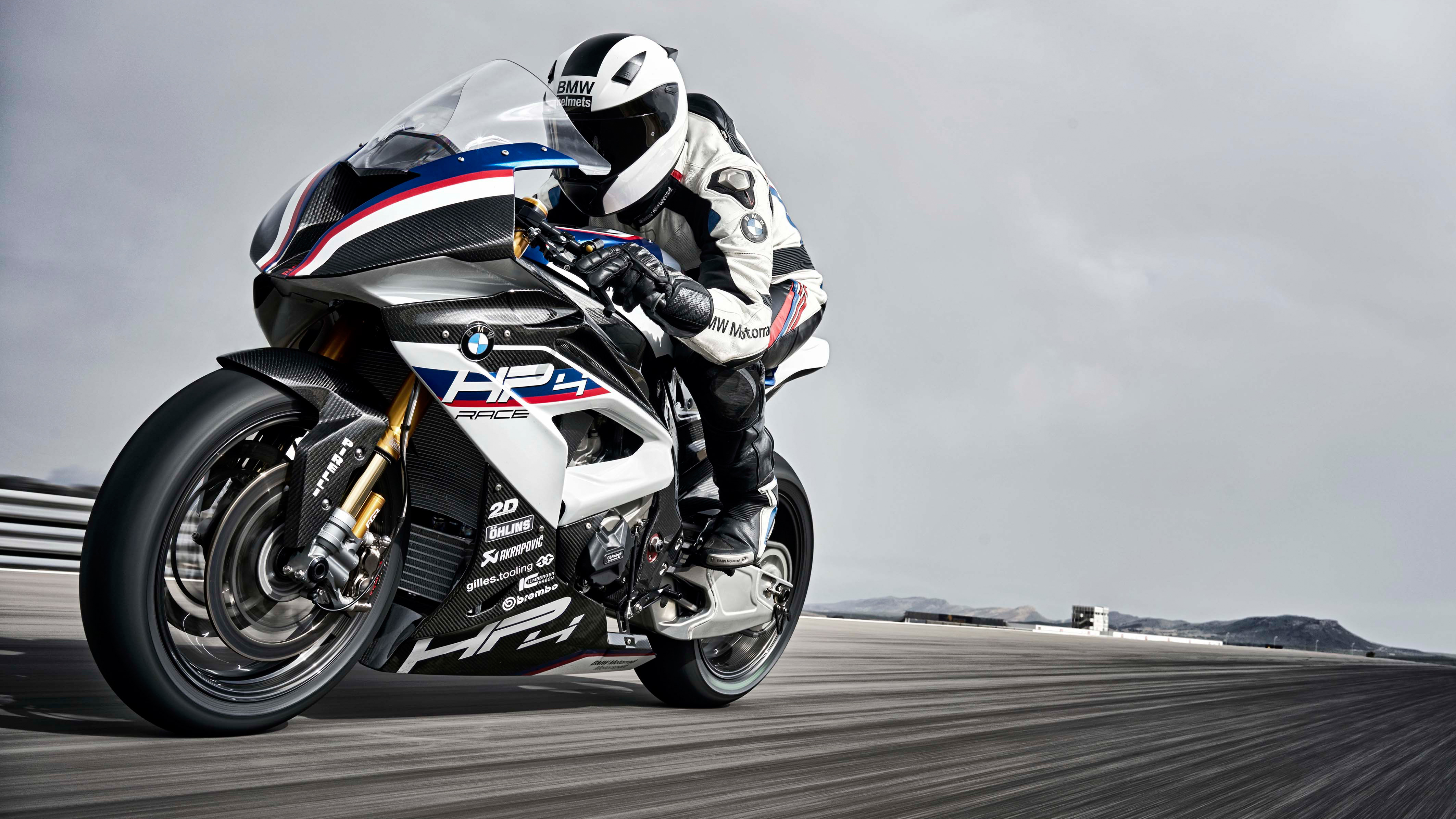 4K, Superbike, BMW HP4 Race Gallery HD Wallpaper