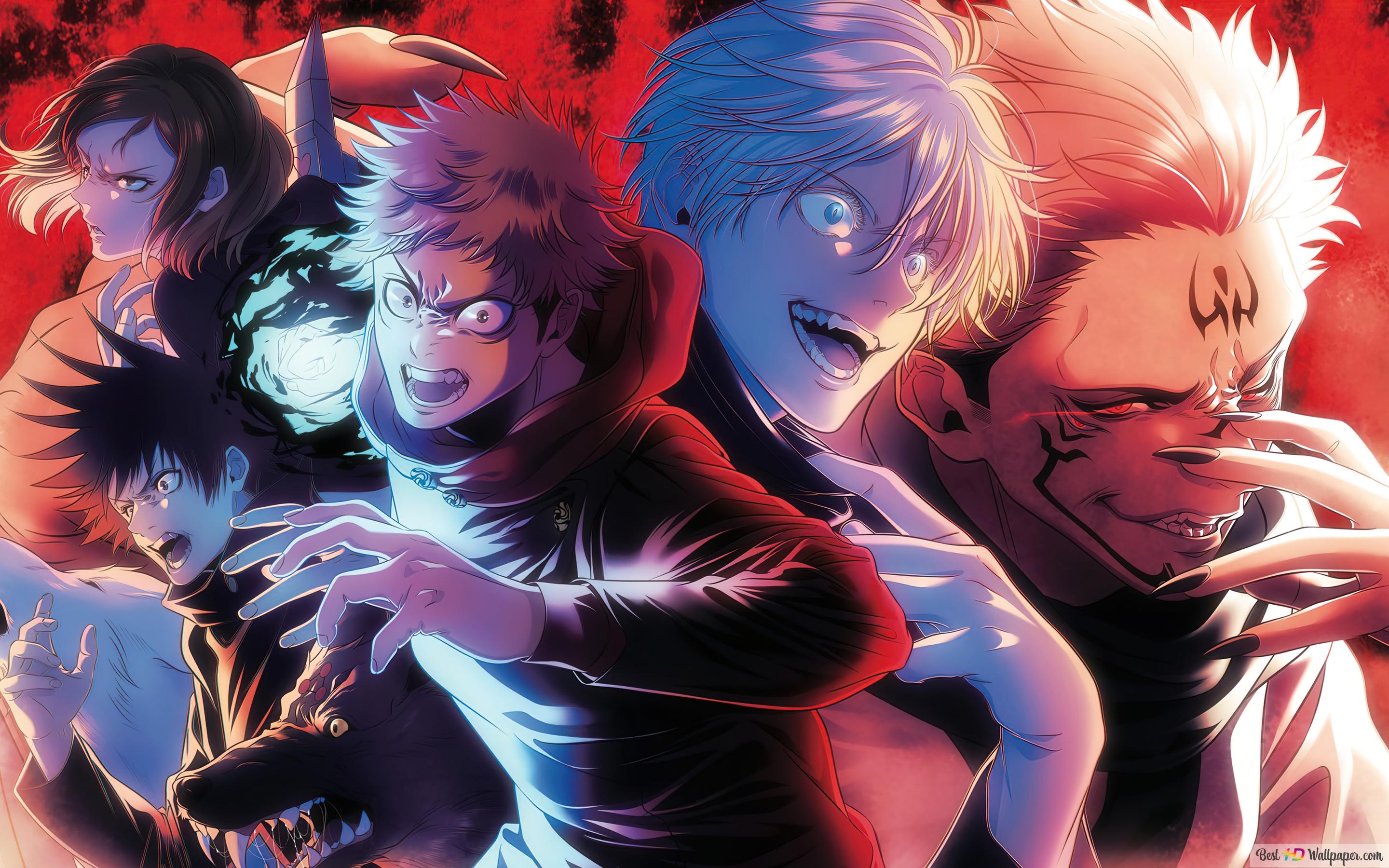 Jujutsu Kaisen Characters 4K wallpaper download