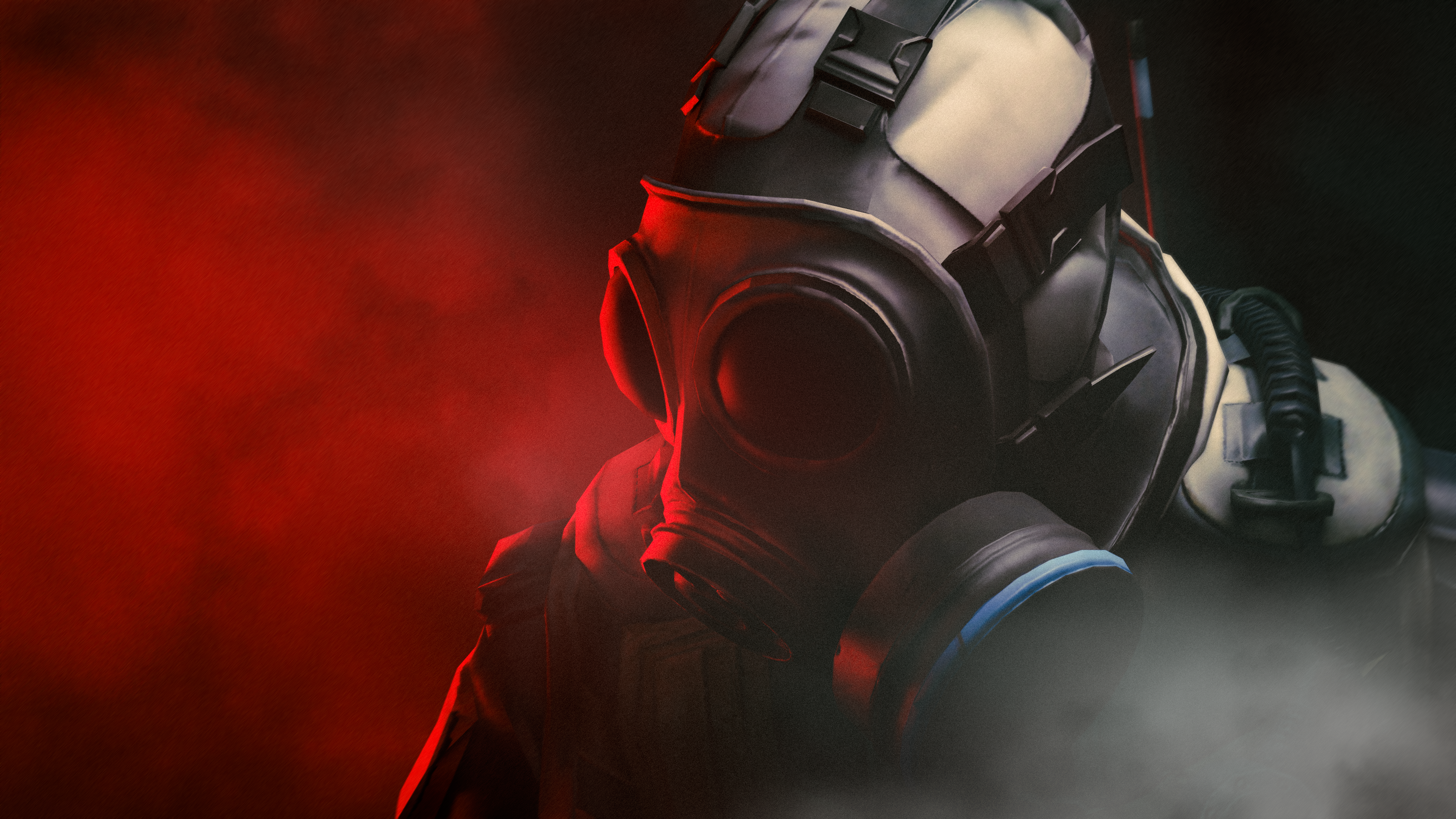 Counter Strike: Global Offensive Wallpaper 4K, CS GO, Gas Mask