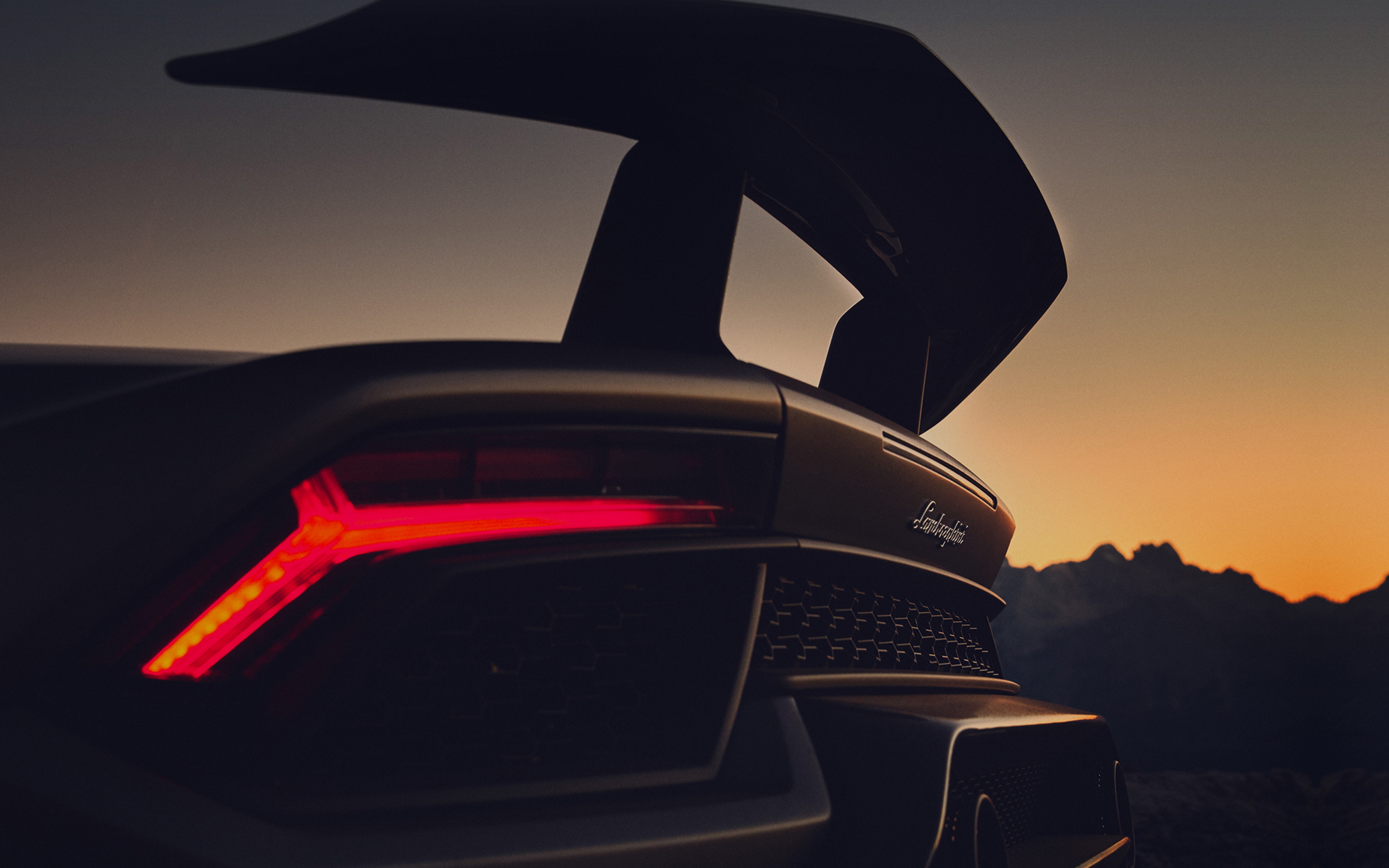 Lamborghini Car Dark Art Illustration