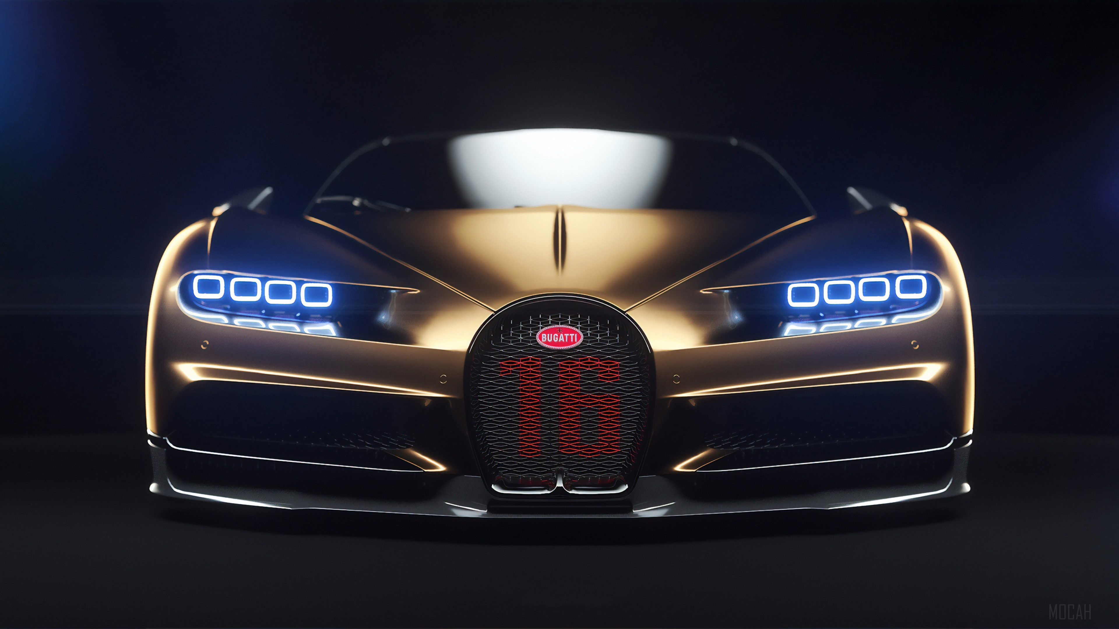Bugatti Chiron Front 4k Gallery HD Wallpaper