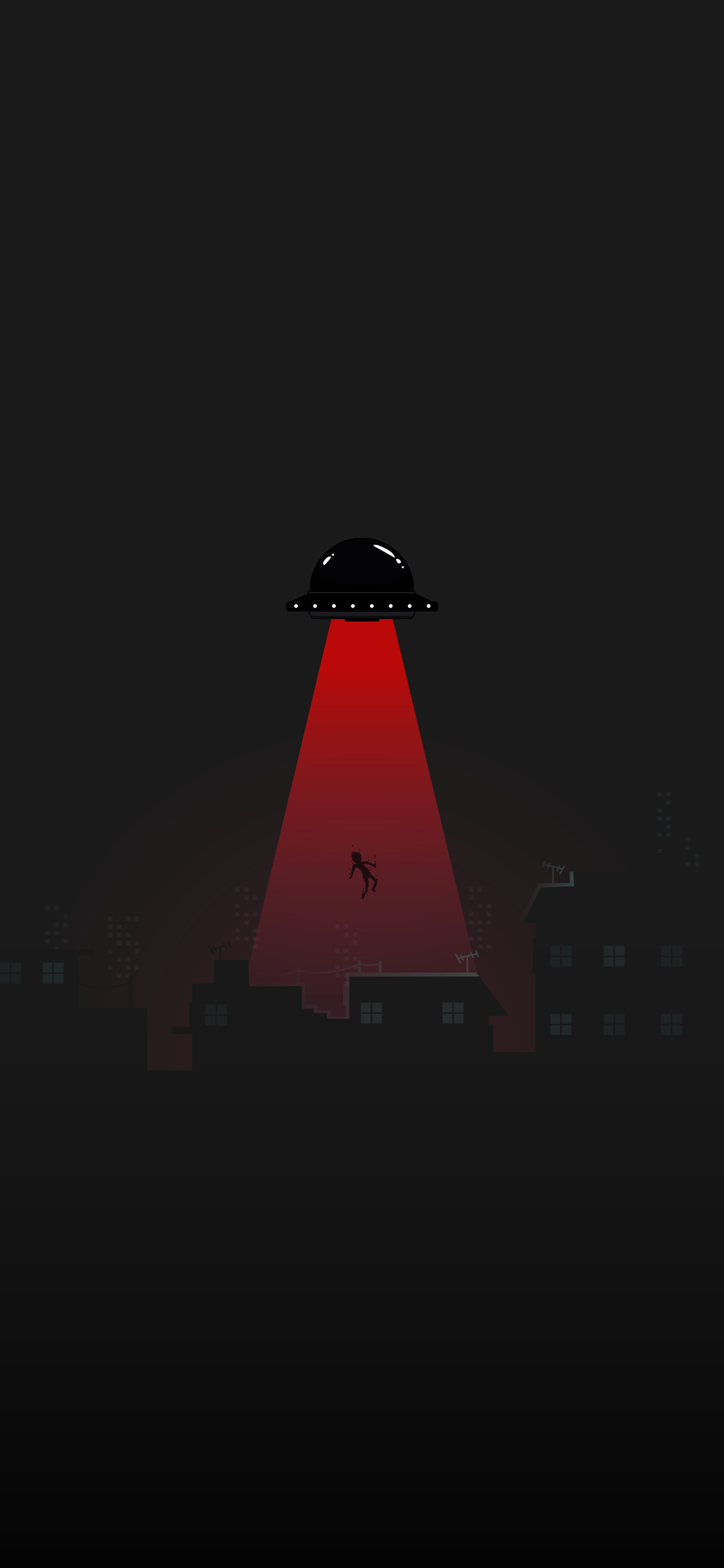 UFO ABDUCTION MINIMALIST WALLPAPERS 4K