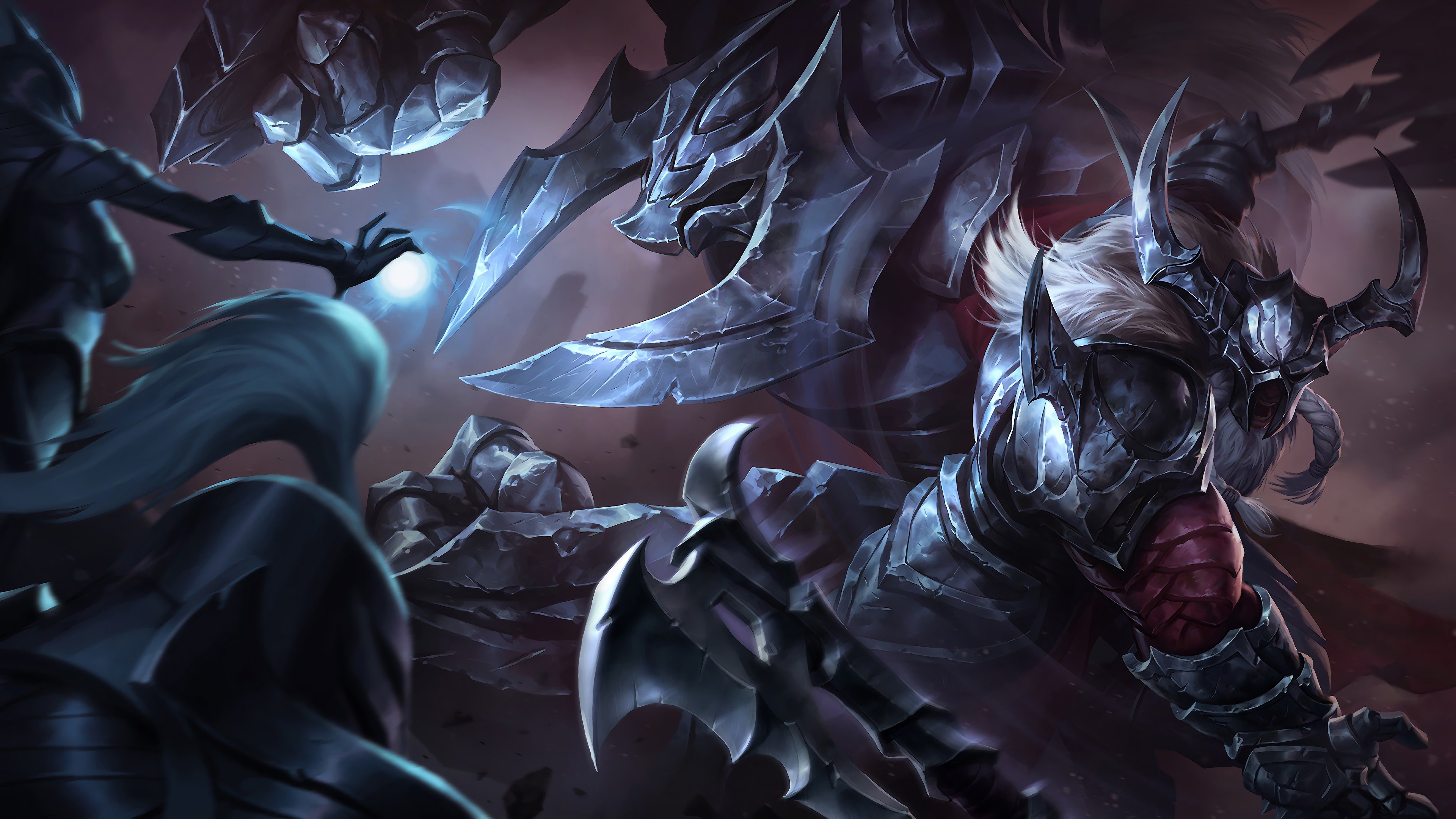 Wallpaper 4k Marauder Alistar Olaf LoL Splash Art League of Legends lol Wallpaper