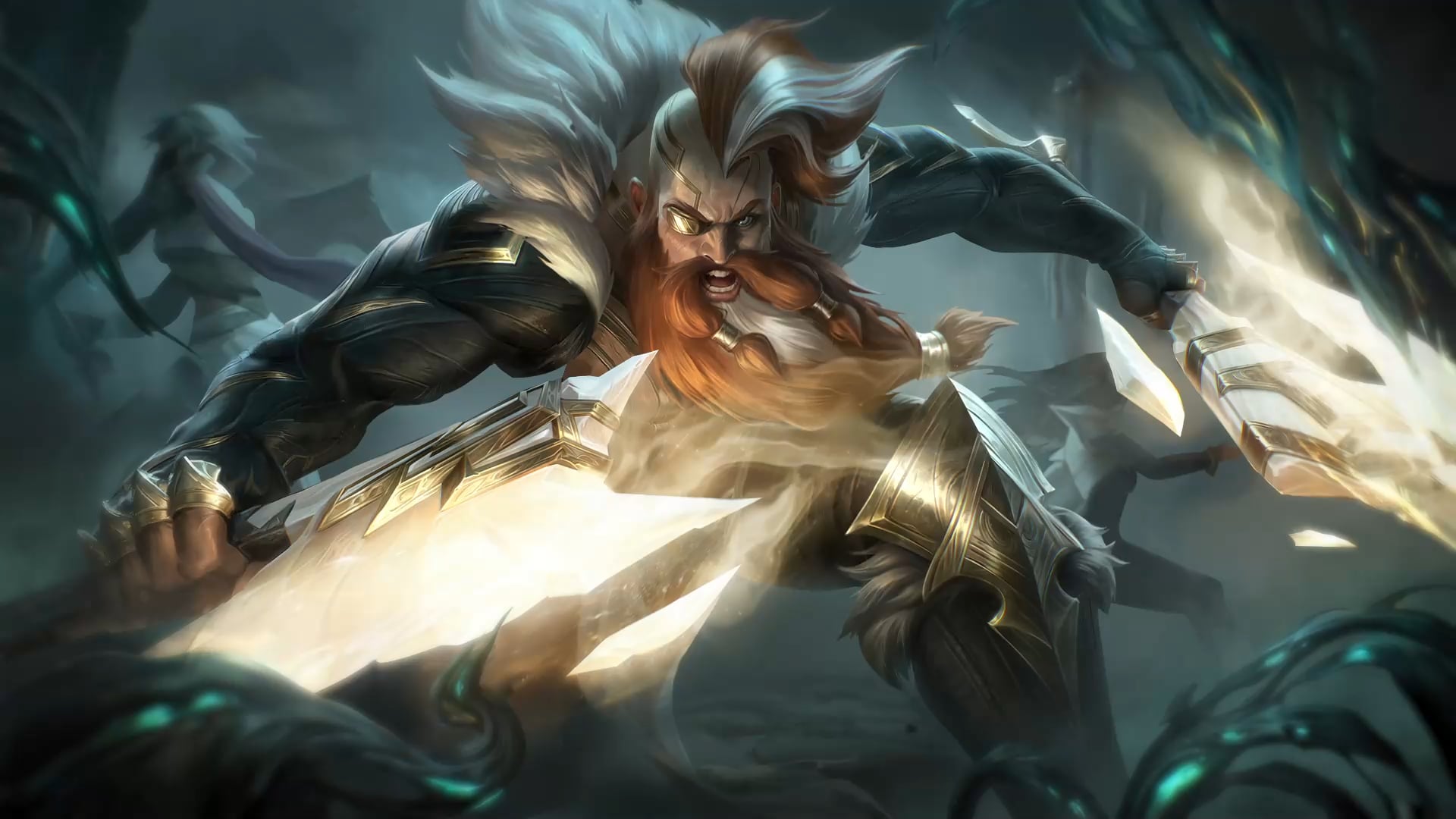 Olaf. Sentinels of Light 2021 Login Screen Animated Wallpaper of Legends