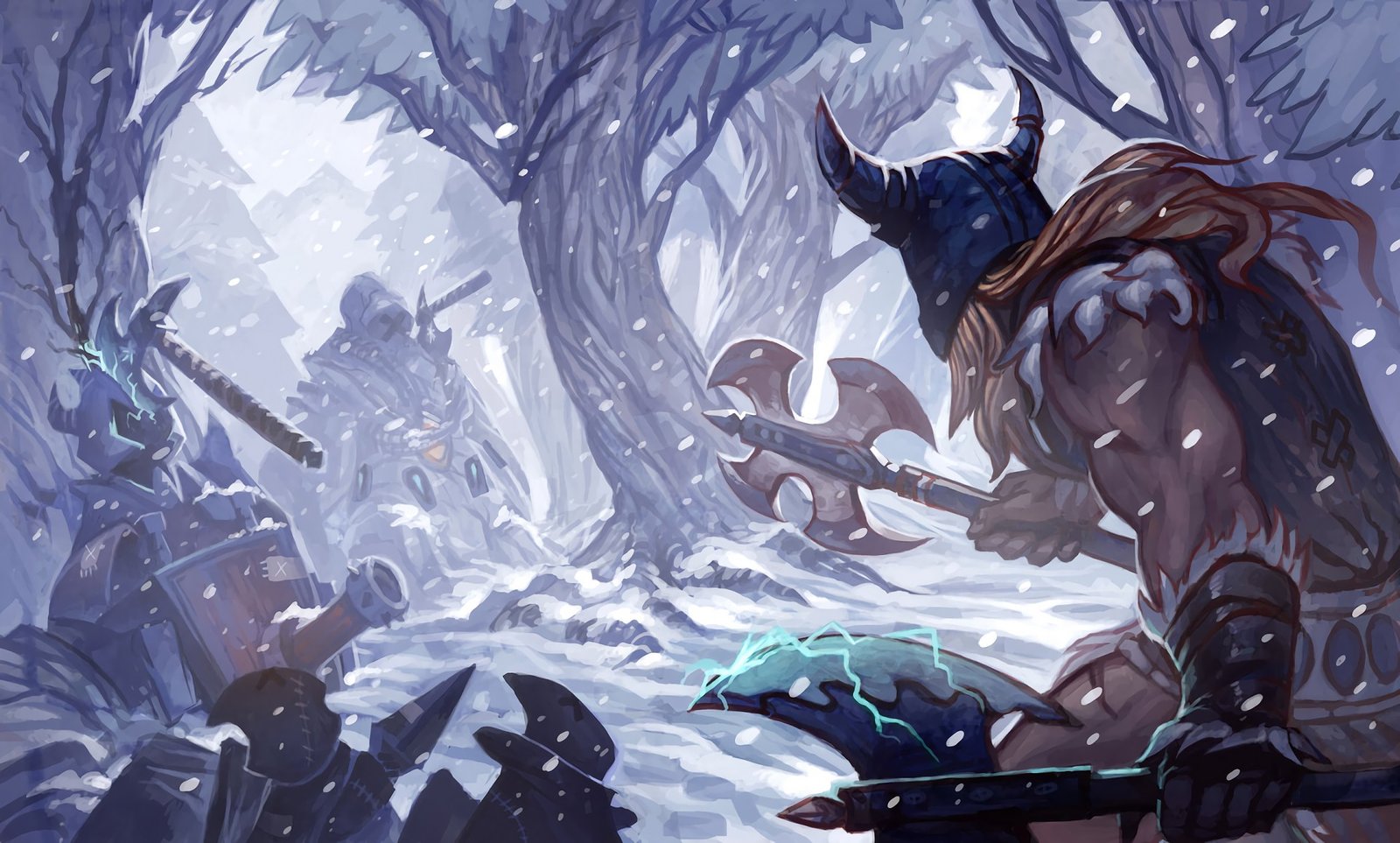 Olaf. Wallpaper & Fan Arts. League Of Legends