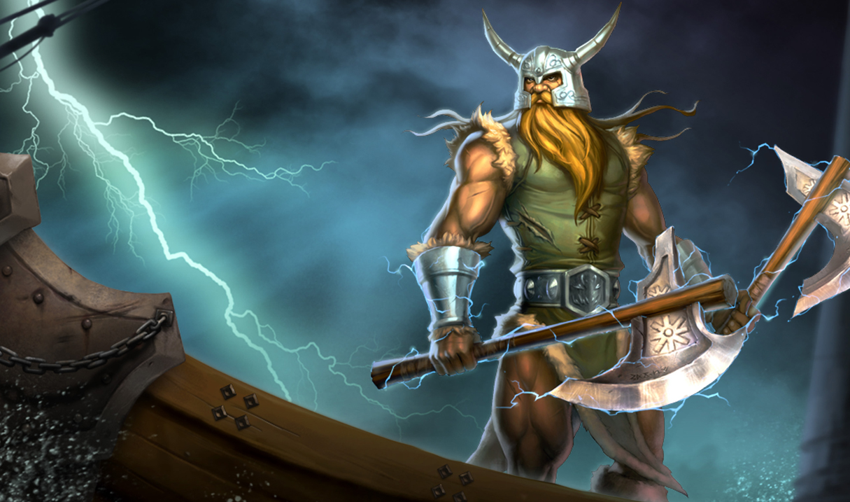 Olaf Classic Skin of Legends Wallpaper