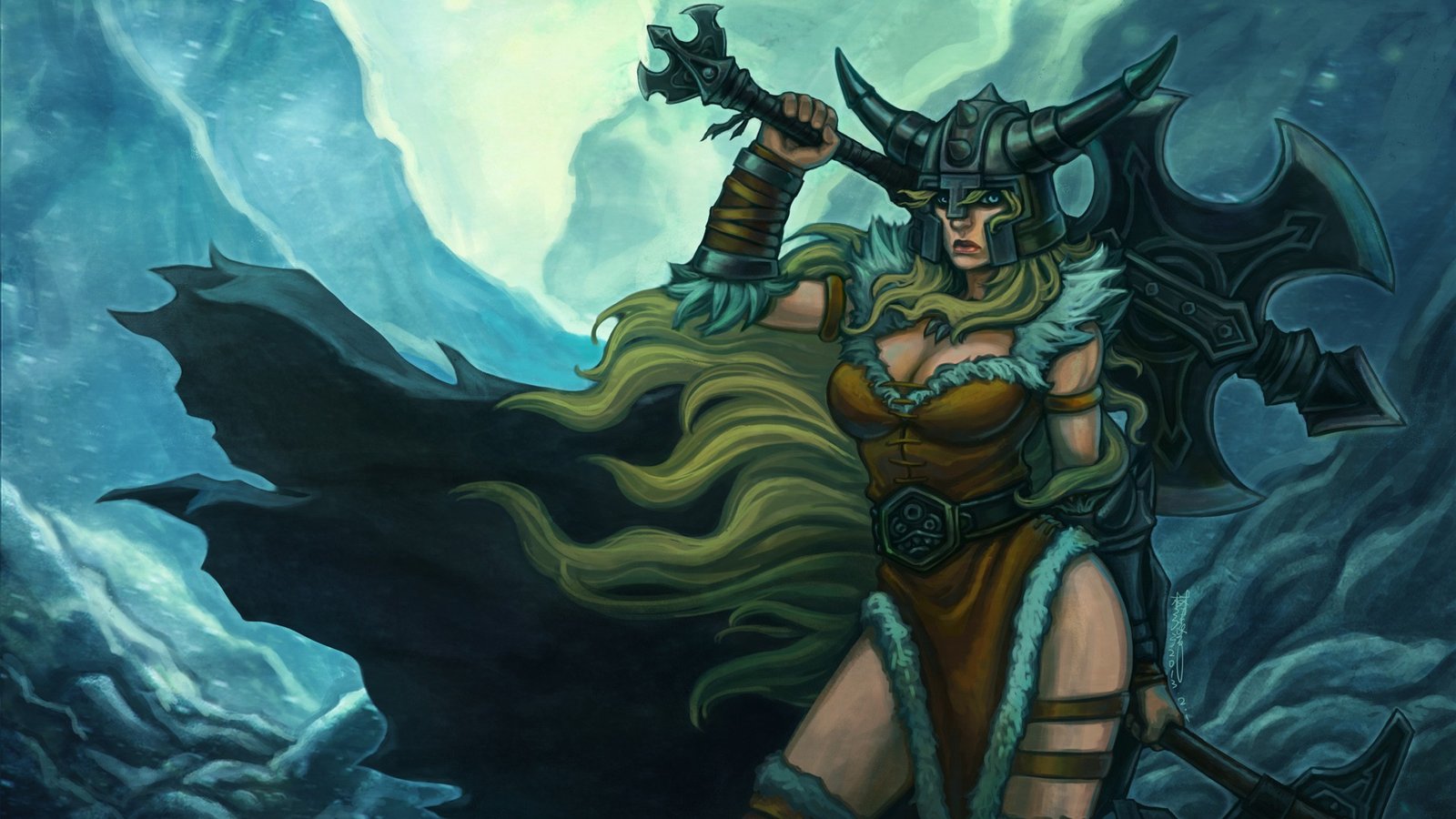 Female Olaf. Wallpaper & Fan Arts. League Of Legends