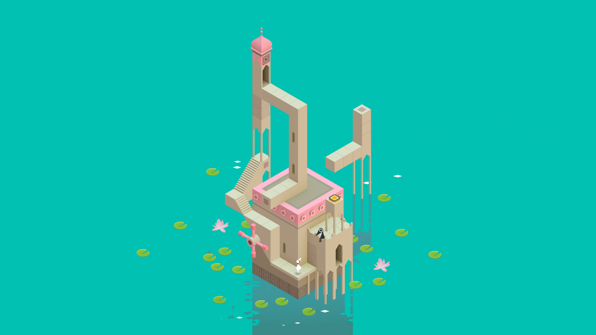 Video Game Monument Valley HD Wallpaper