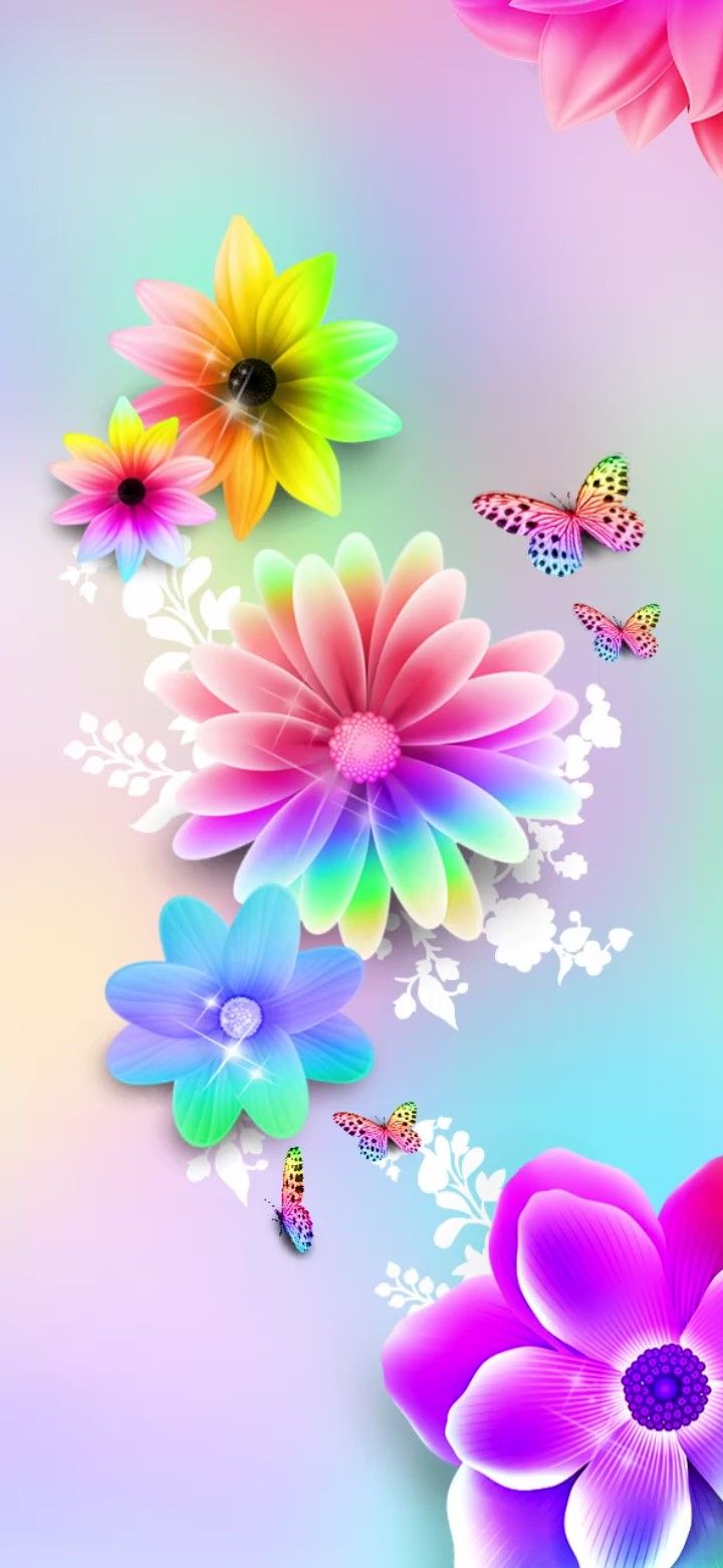 Art And Photography. Flower iphone wallpaper, Flower phone wallpaper, Butterfly wallpaper iphone