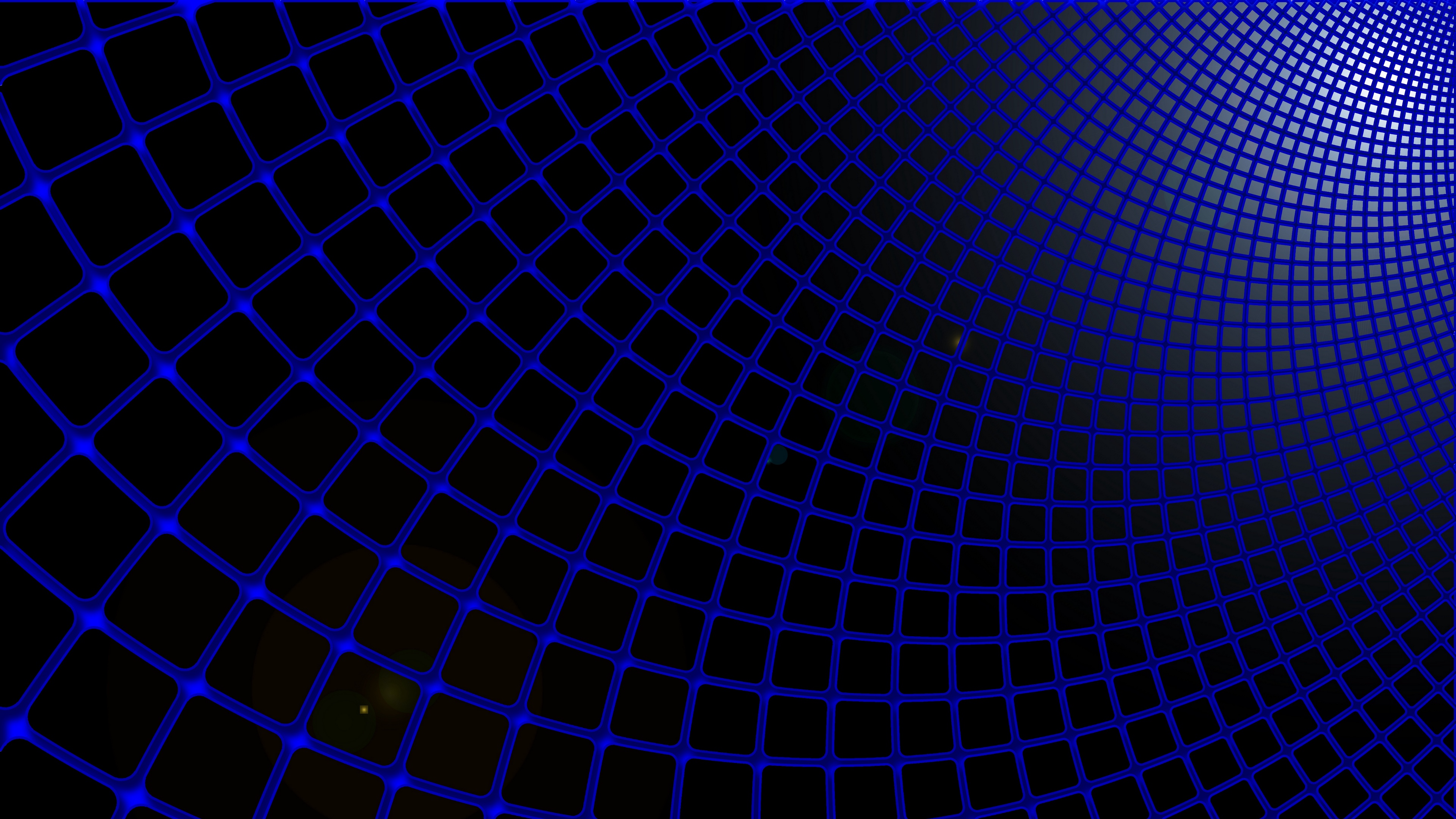 Wallpaper 4k grid, blue, black, futuristic 4k Wallpaper