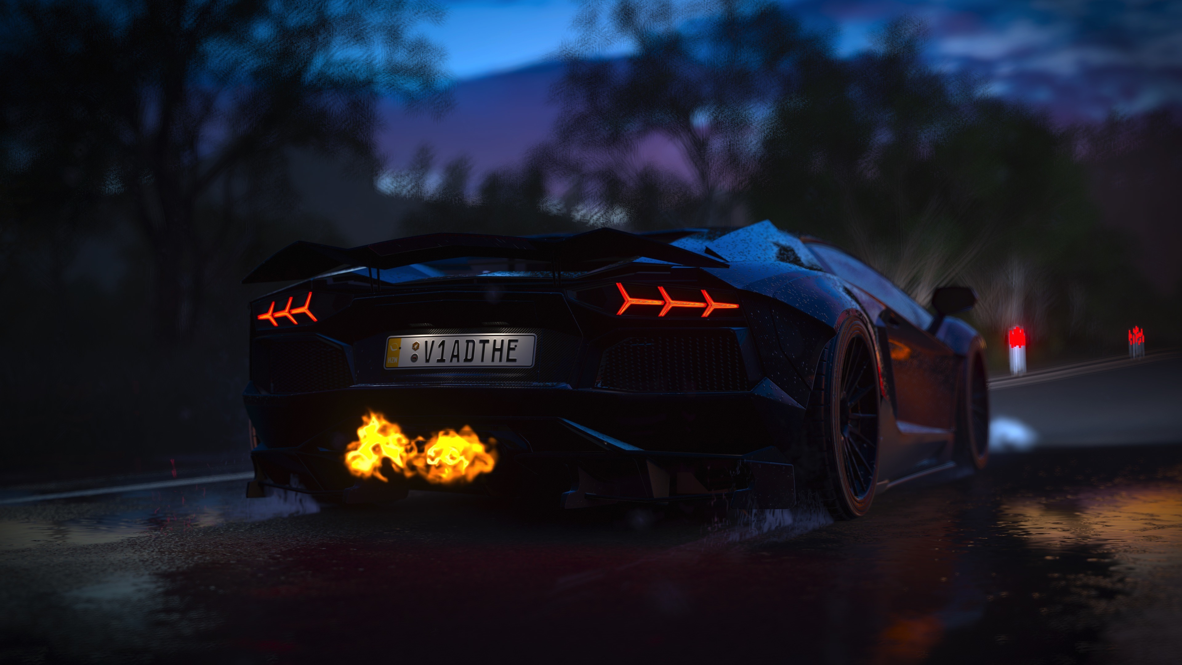 Download wallpaper 3840x2160 forza horizon 3, lamborghini aventador, sports car, video game 4k wallpaper, uhd wallpaper, 16:9 widescreen 3840x2160 HD background, 2451