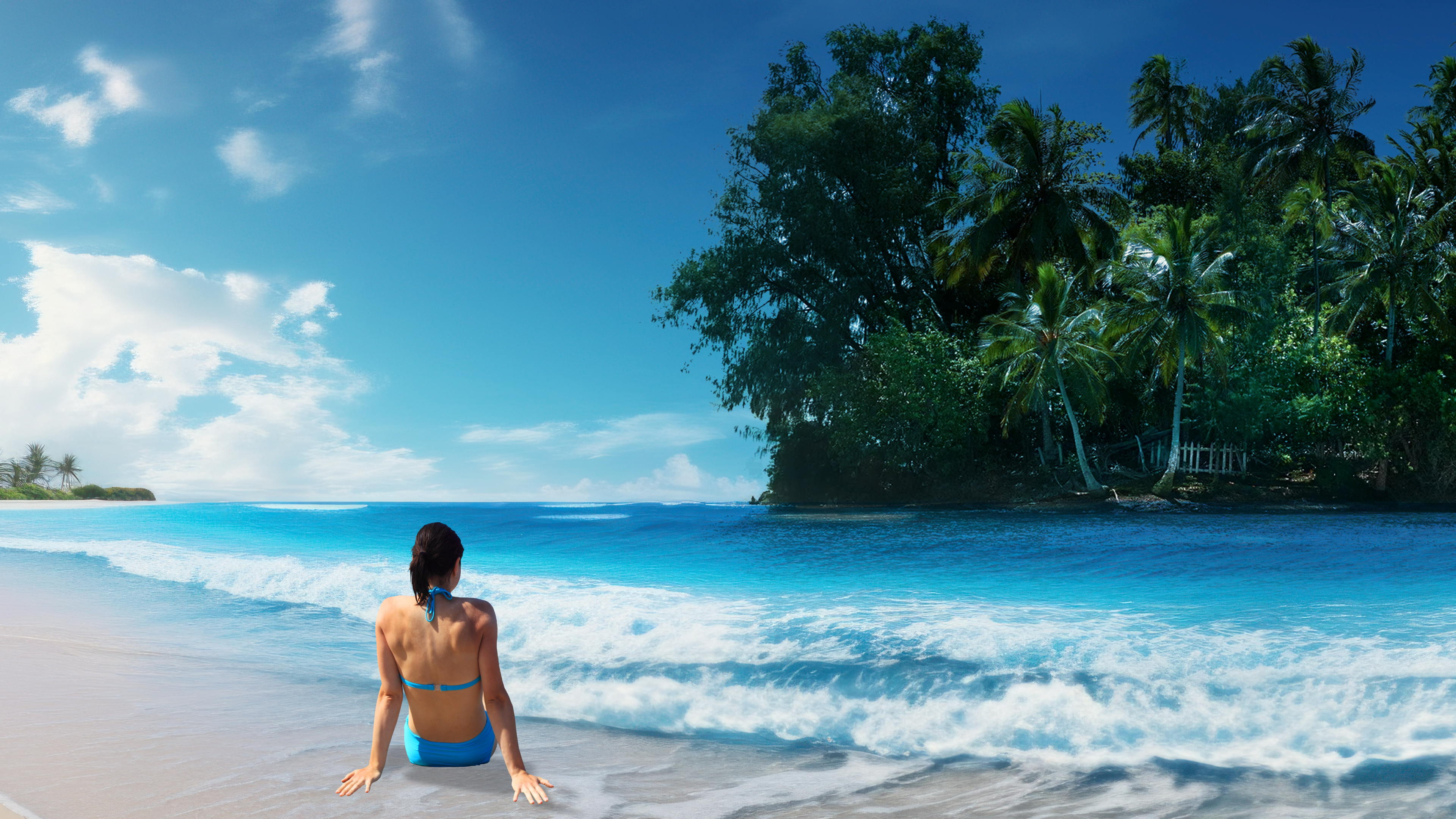 Welcome To Paradise 1 (4K Wallpaper)