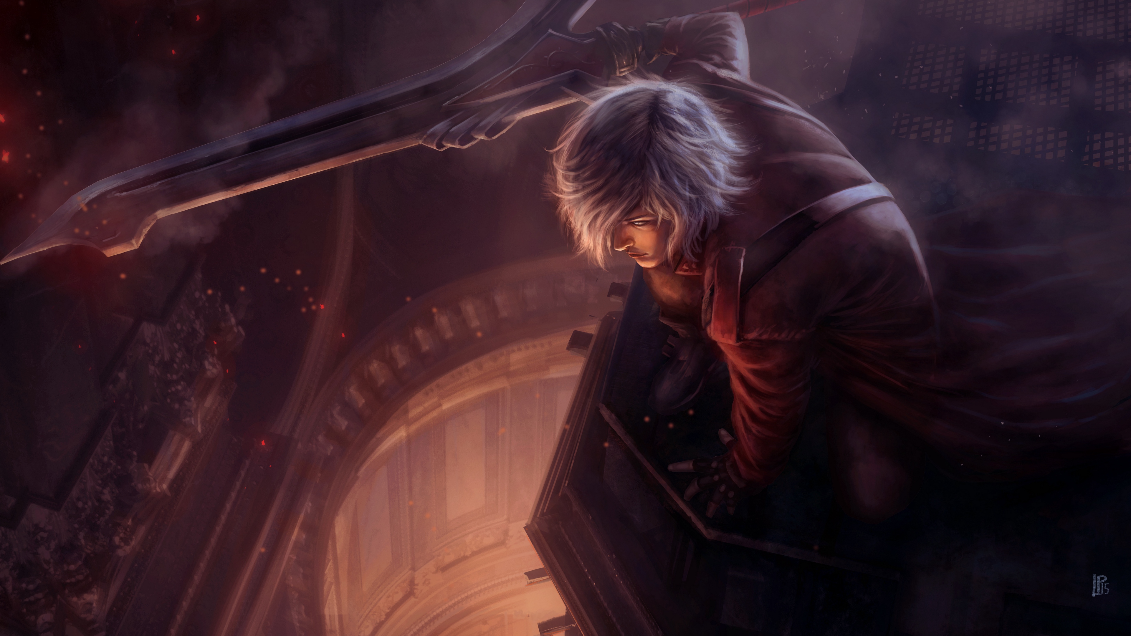 Wallpaper 4k devil may cry, dante, art, character 4k Wallpaper