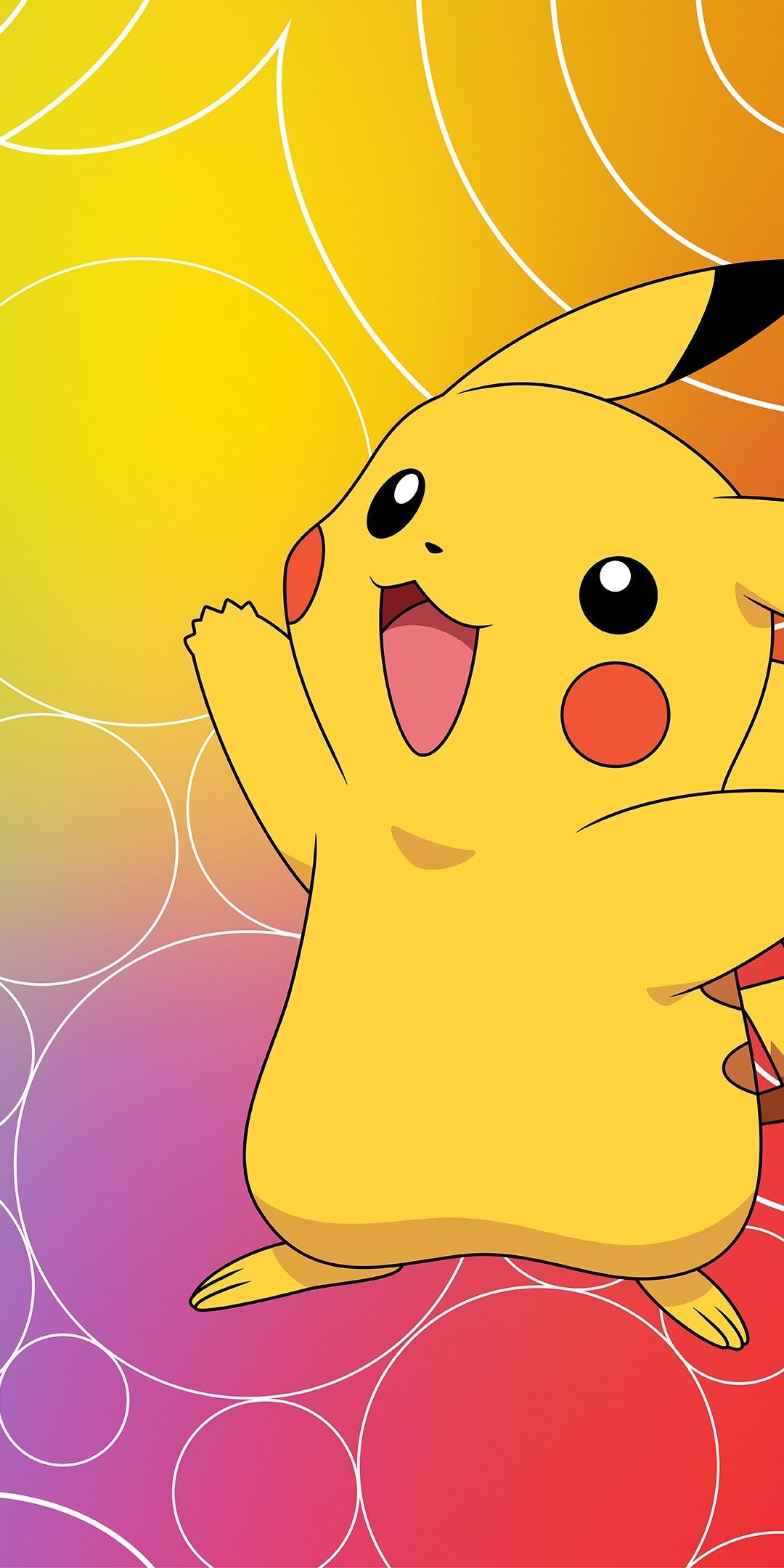 Pokemon Wallpaper 4K, Pikachu, Colorful background