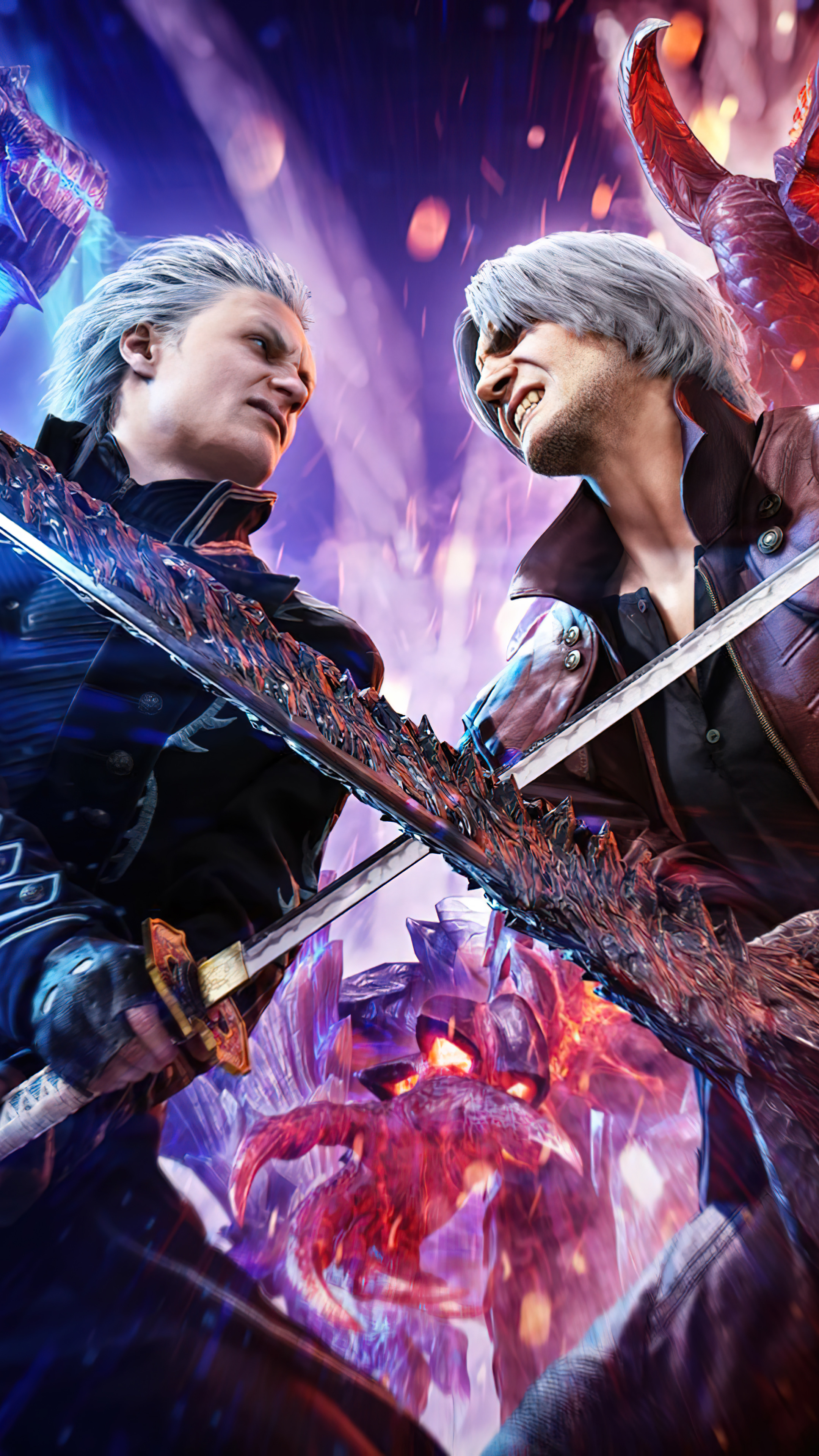 Free download Dante vs Vergil Devil May Cry 5 Wallpaper 4K iPhone Desk [2160x3840] for your Desktop, Mobile & Tablet. Explore Dante and Vergil Wallpaper. Dante Wallpaper, Devil