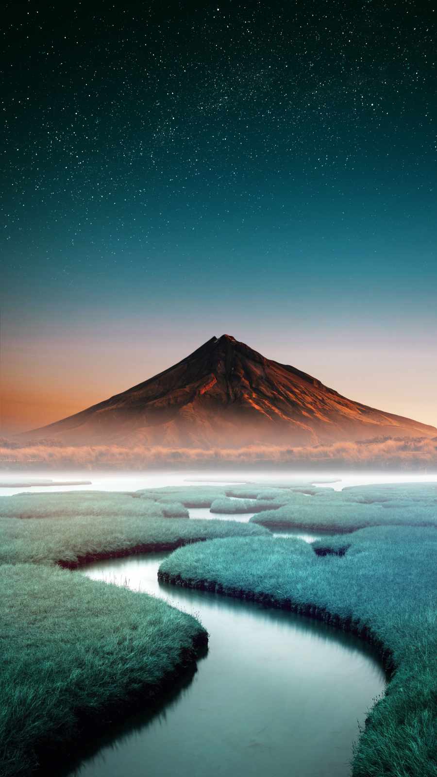 Grass Lake Mountain 4K iPhone Wallpaper Wallpaper, iPhone Wallpaper