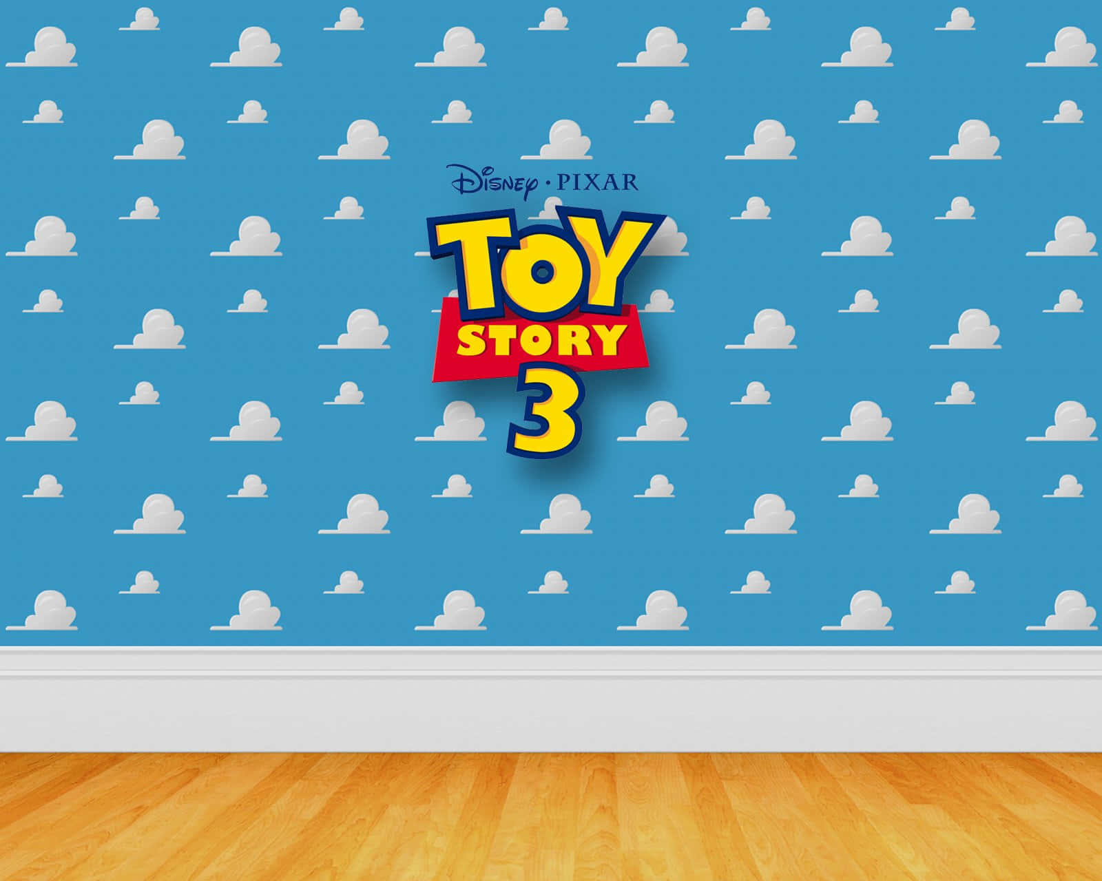 Download Fun And Blue Skies With Toy Story Cloud Wallpaper