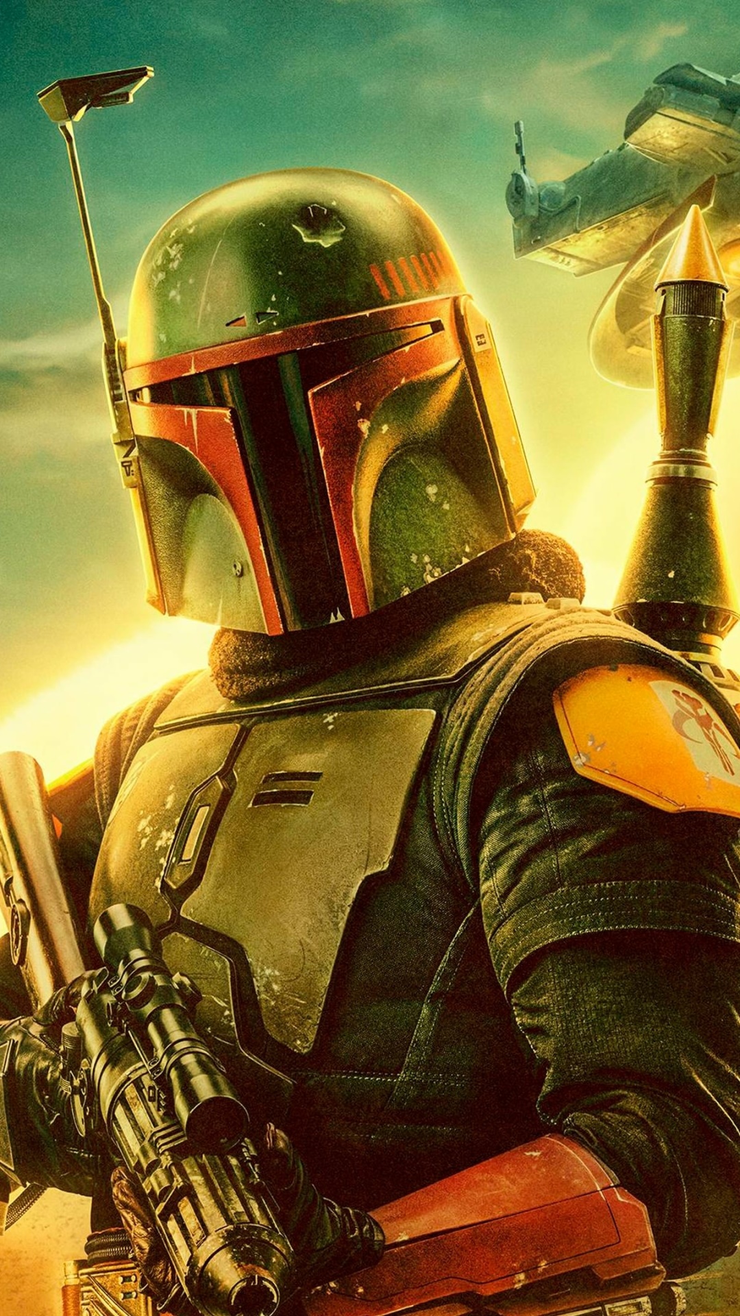 Wallpaper / TV Show The Book of Boba Fett Phone Wallpaper, Boba Fett, 1080x1920 free download