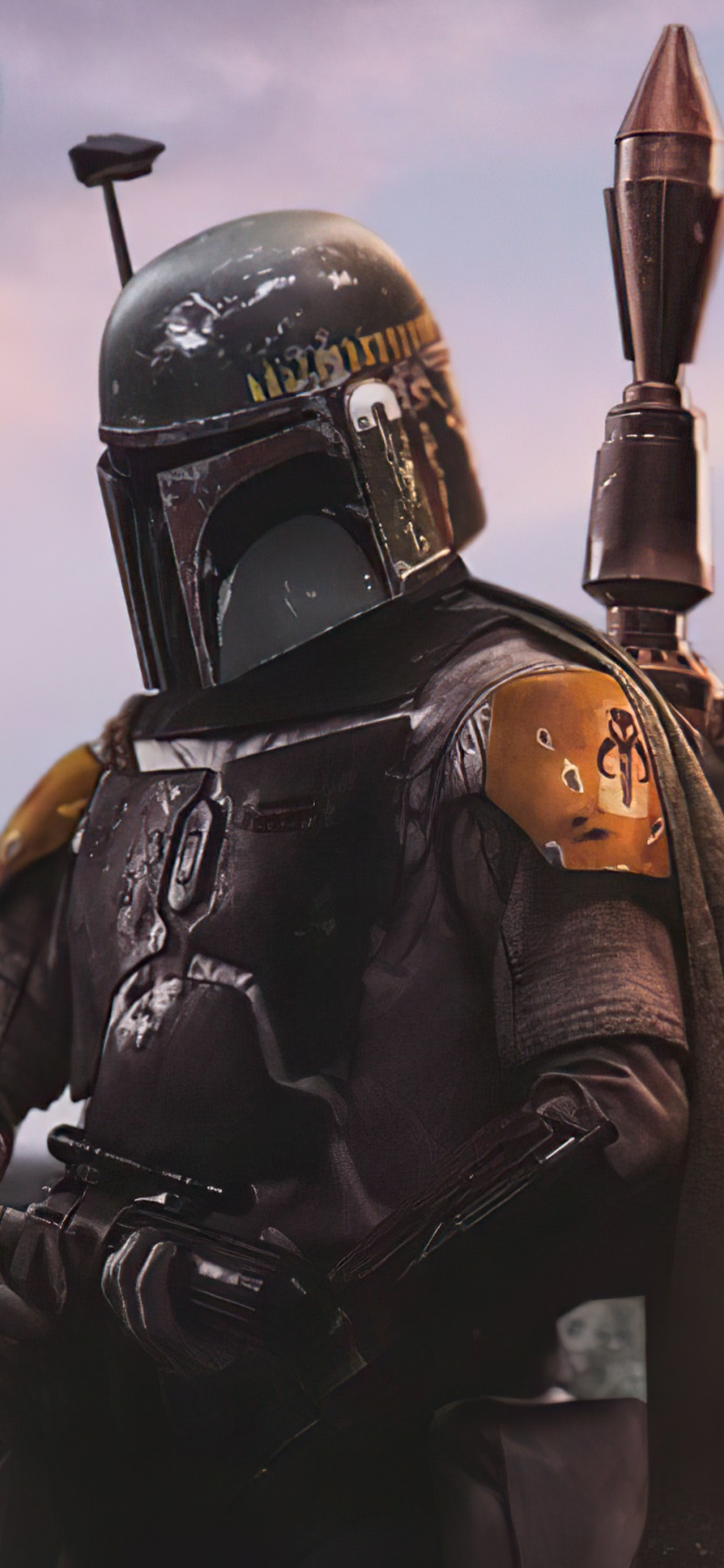 Wallpaper / TV Show The Mandalorian Phone Wallpaper, Boba Fett, Star Wars, 828x1792 free download