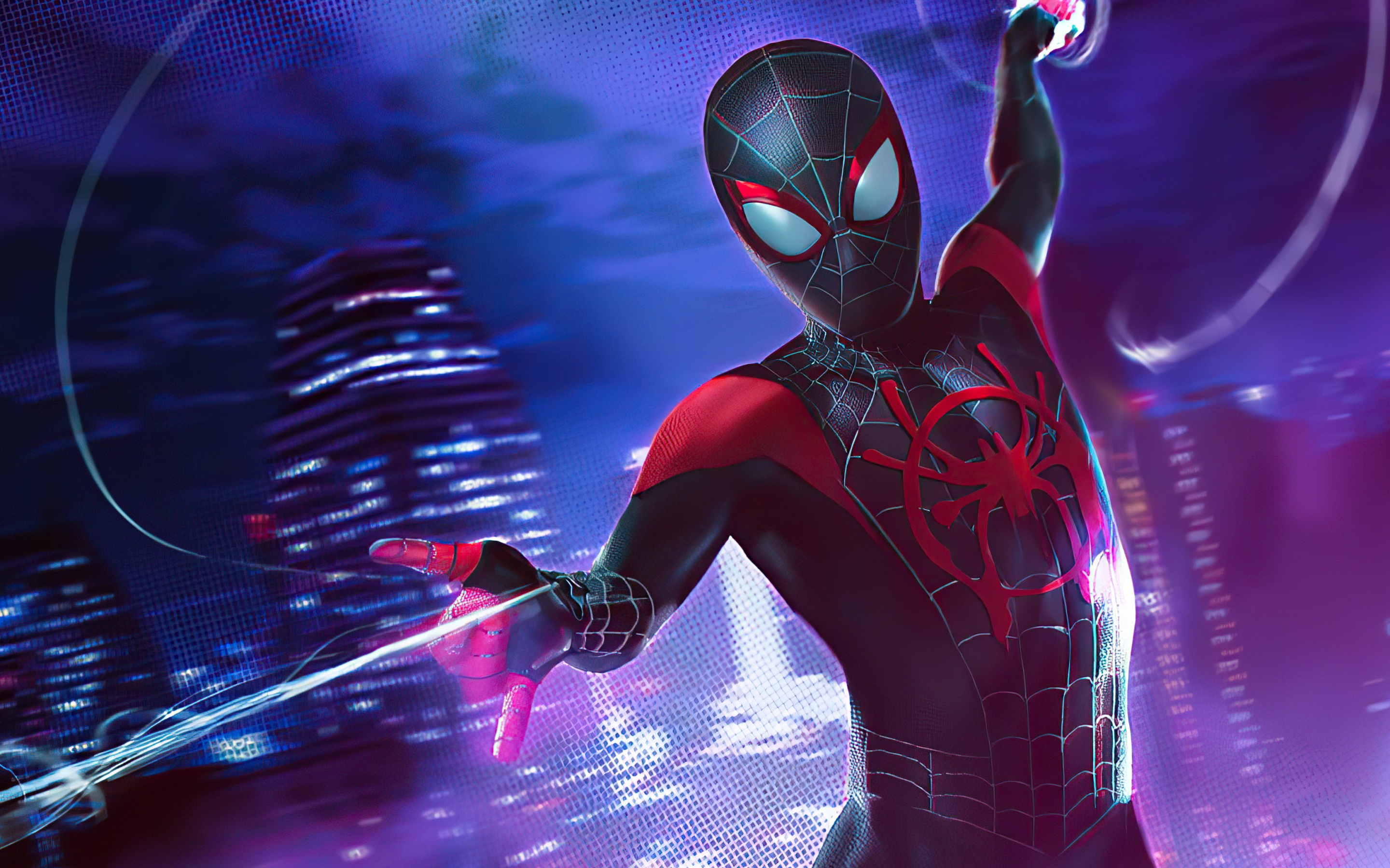 Wallpaper 4k Spider Man Red Wallpaper