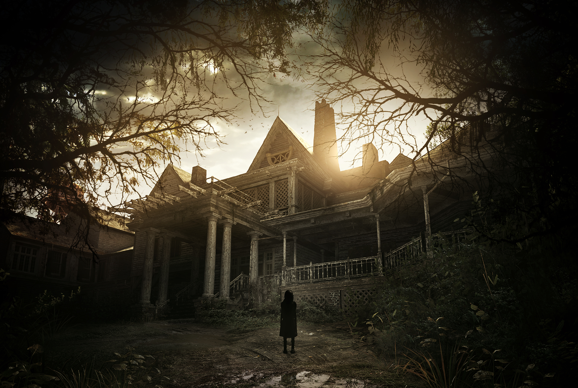 Dark HD Wallpaper from Resident Evil 7