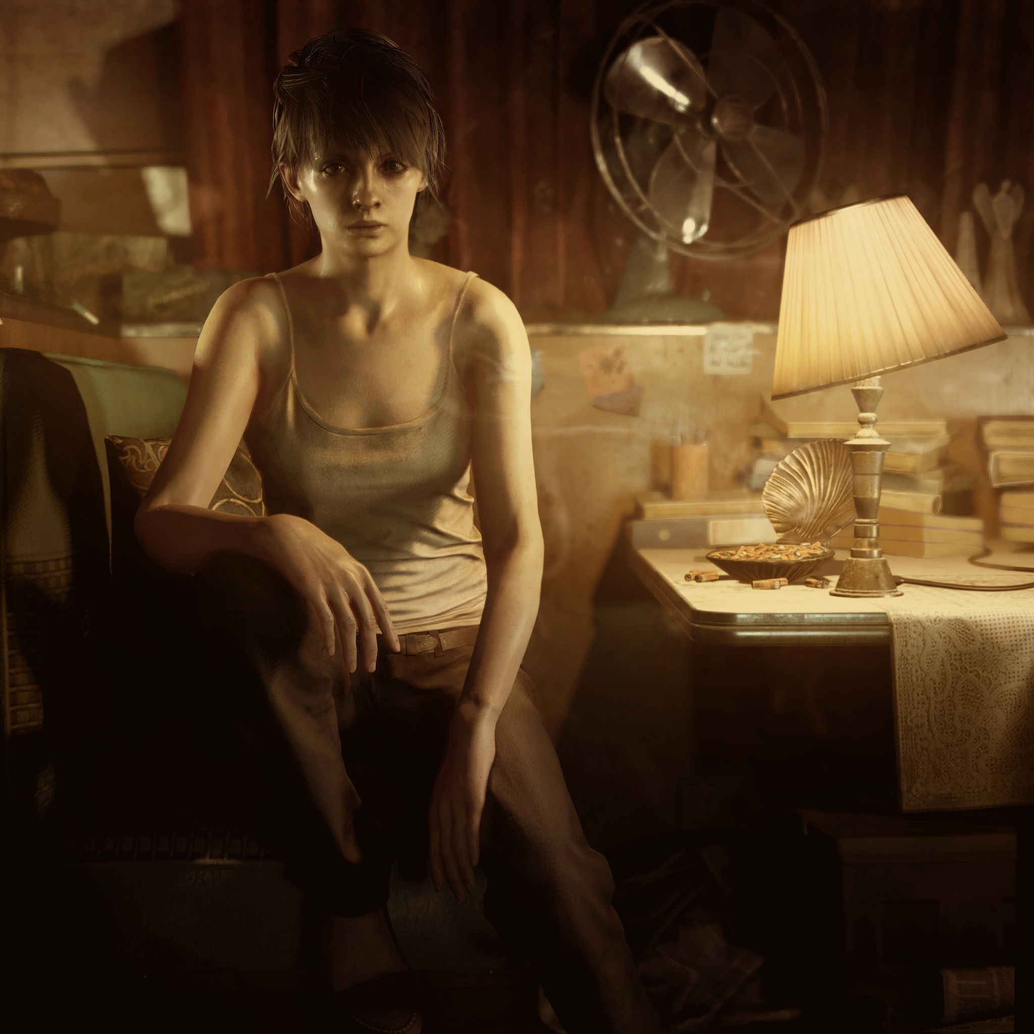 Wallpaper 4k Resident Evil 7 Biohazard Zoe Baker DLC 4K 8K Wallpaper