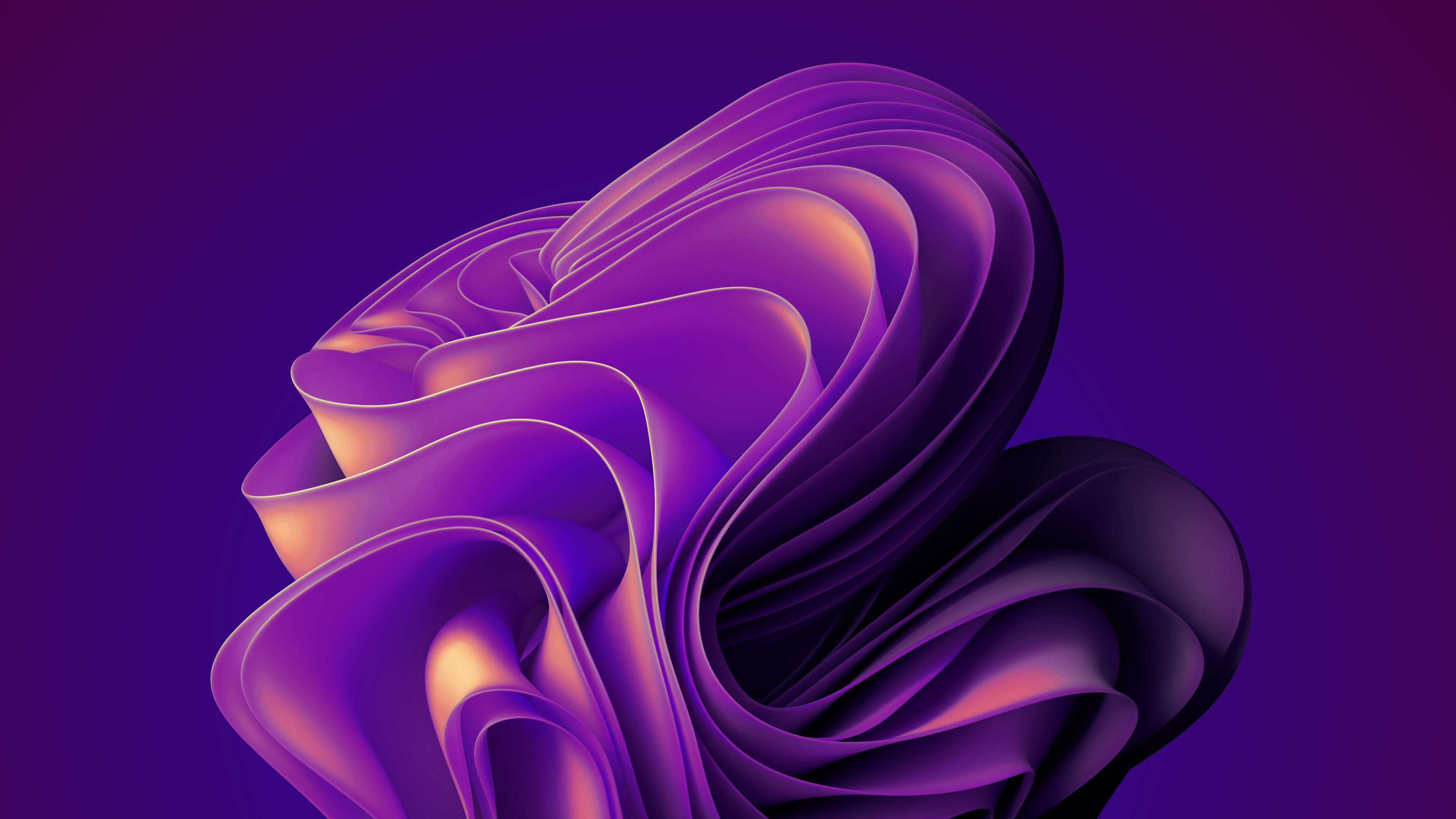 Windows 11 Wallpaper 4K, Stock, Purple abstract