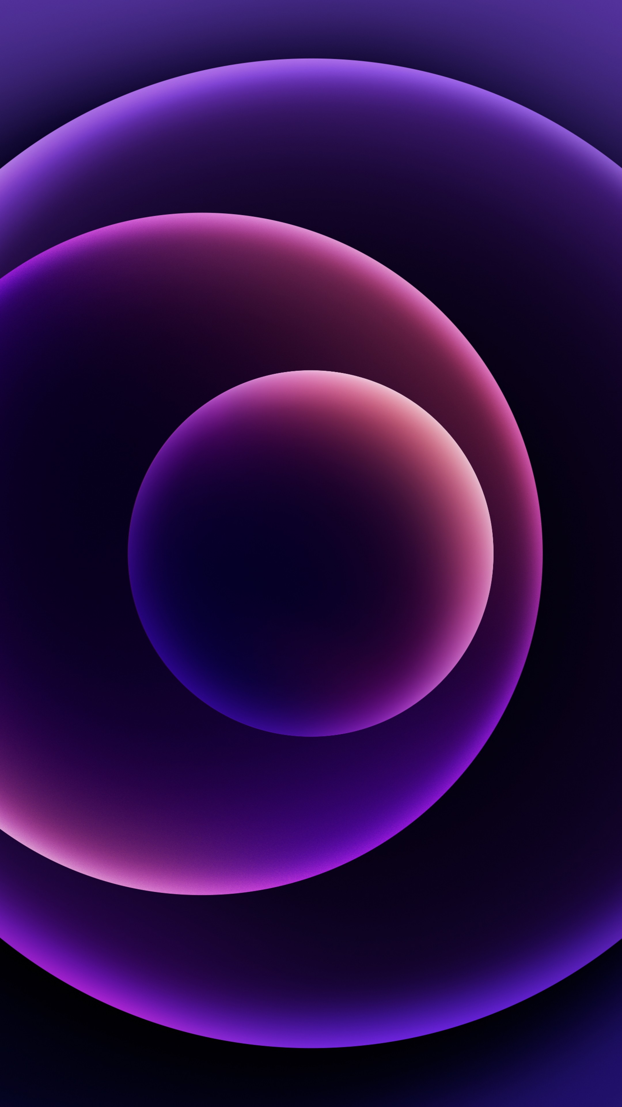 Wallpaper iPhone 12, purple, abstract, Apple April 2021 Event, 4K, OS