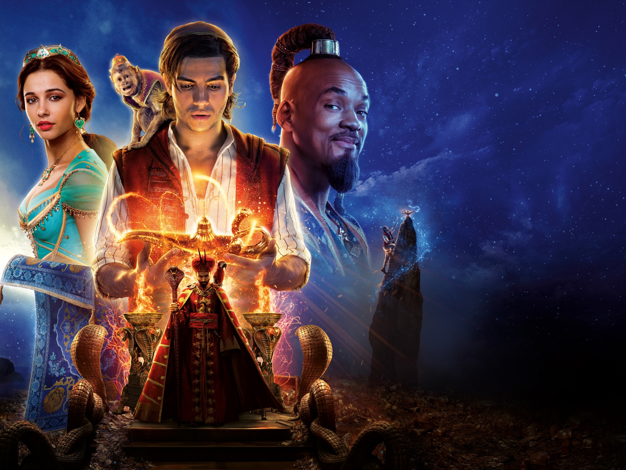 Wallpaper 4k Aladdin Movie Poster 4k Wallpaper