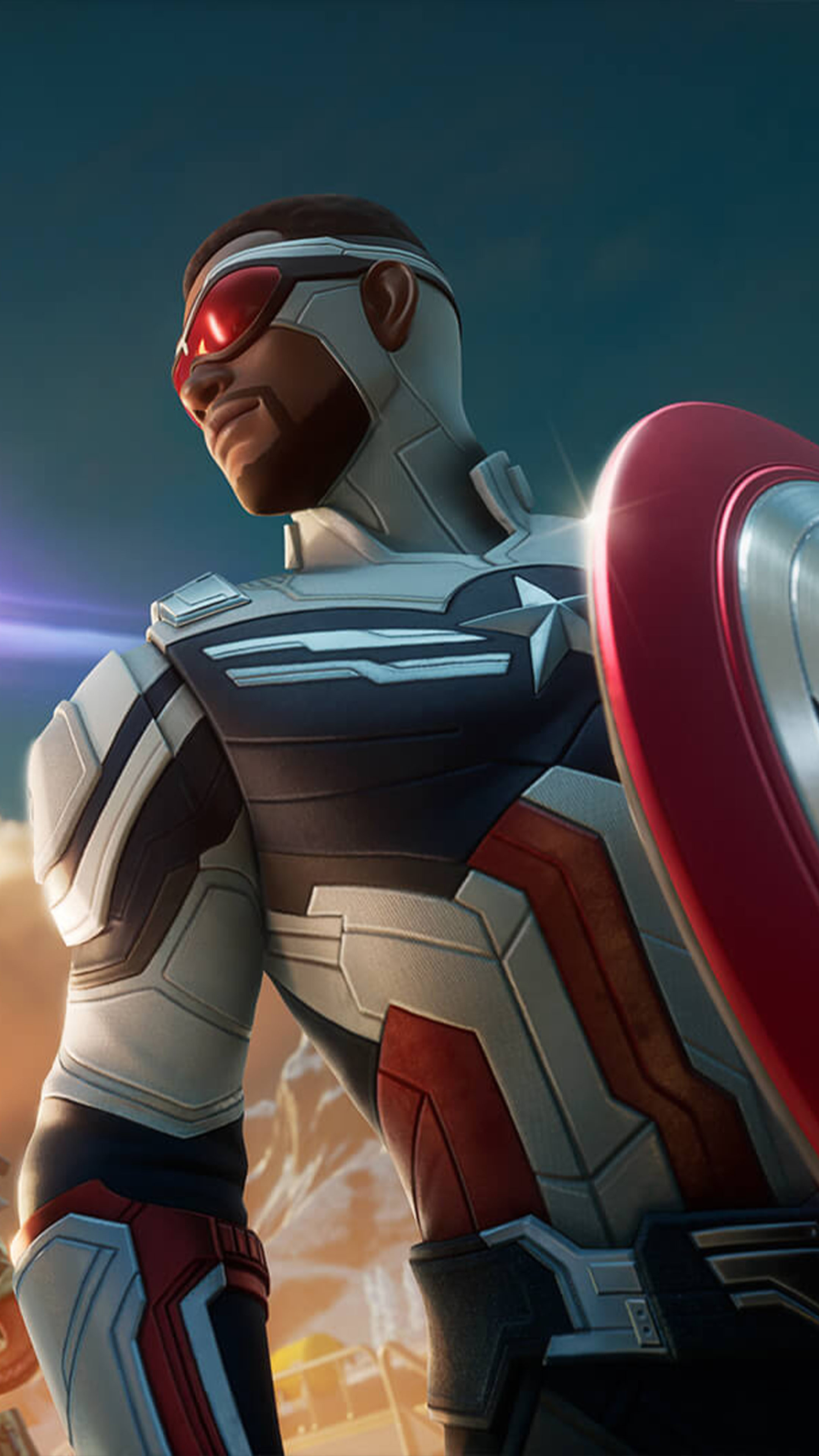 Captain America Fortnite 4K Ultra HD Mobile Wallpaper
