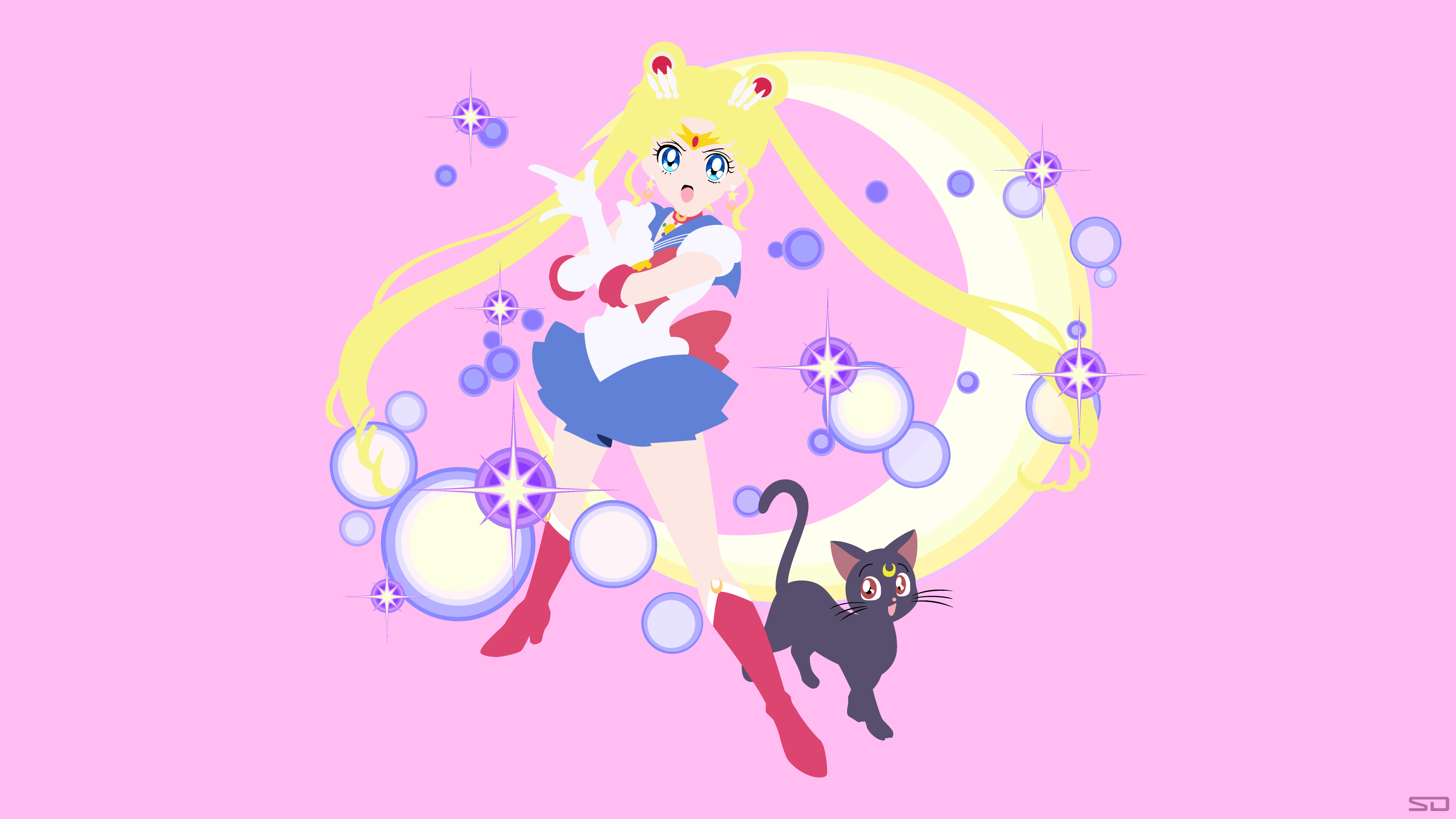 Anime Sailor Moon 4k Ultra HD Wallpaper