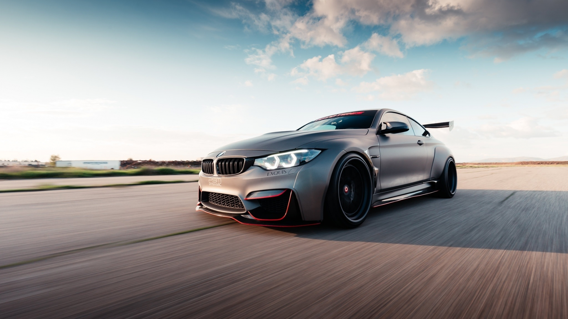 Download Wallpaper 1920x1080 Bmw M4, On Road, Luxurious Car, Full Hd, Hdtv, Fhd, 1080p Wallpaper, 1920x1080 HD Background, 20996