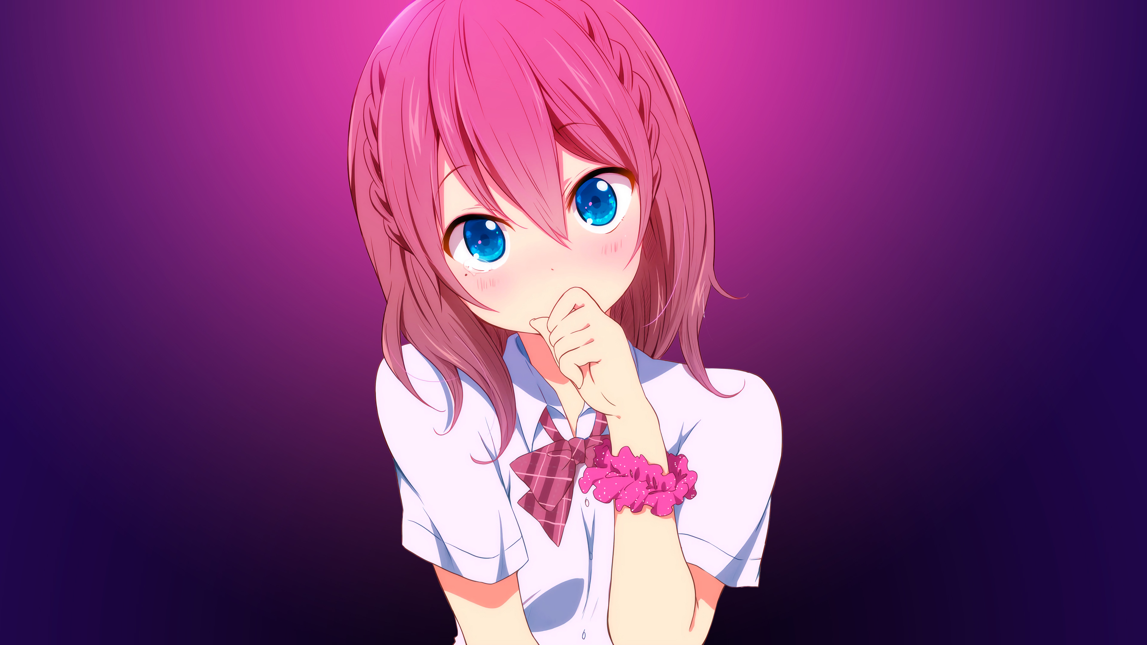Wallpaper 4k Anime Yawning Girl 4k Ultra HD Wallpaper