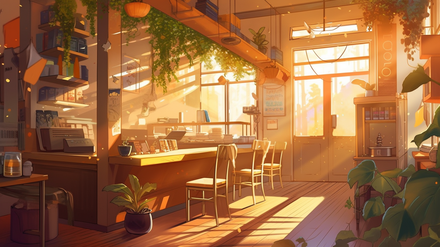 Cozy coffee shop