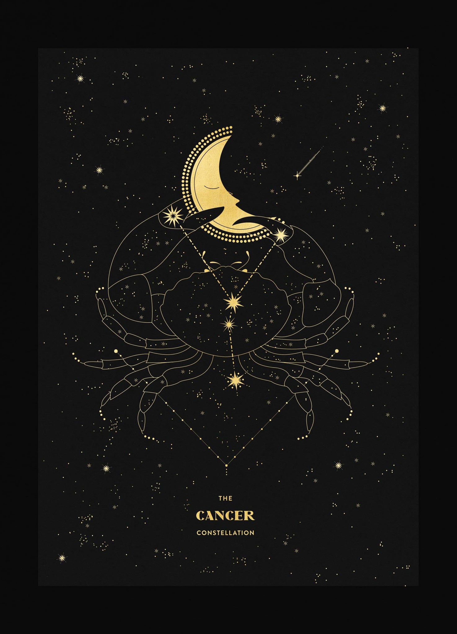 Cancer Figure Constellation Art Print