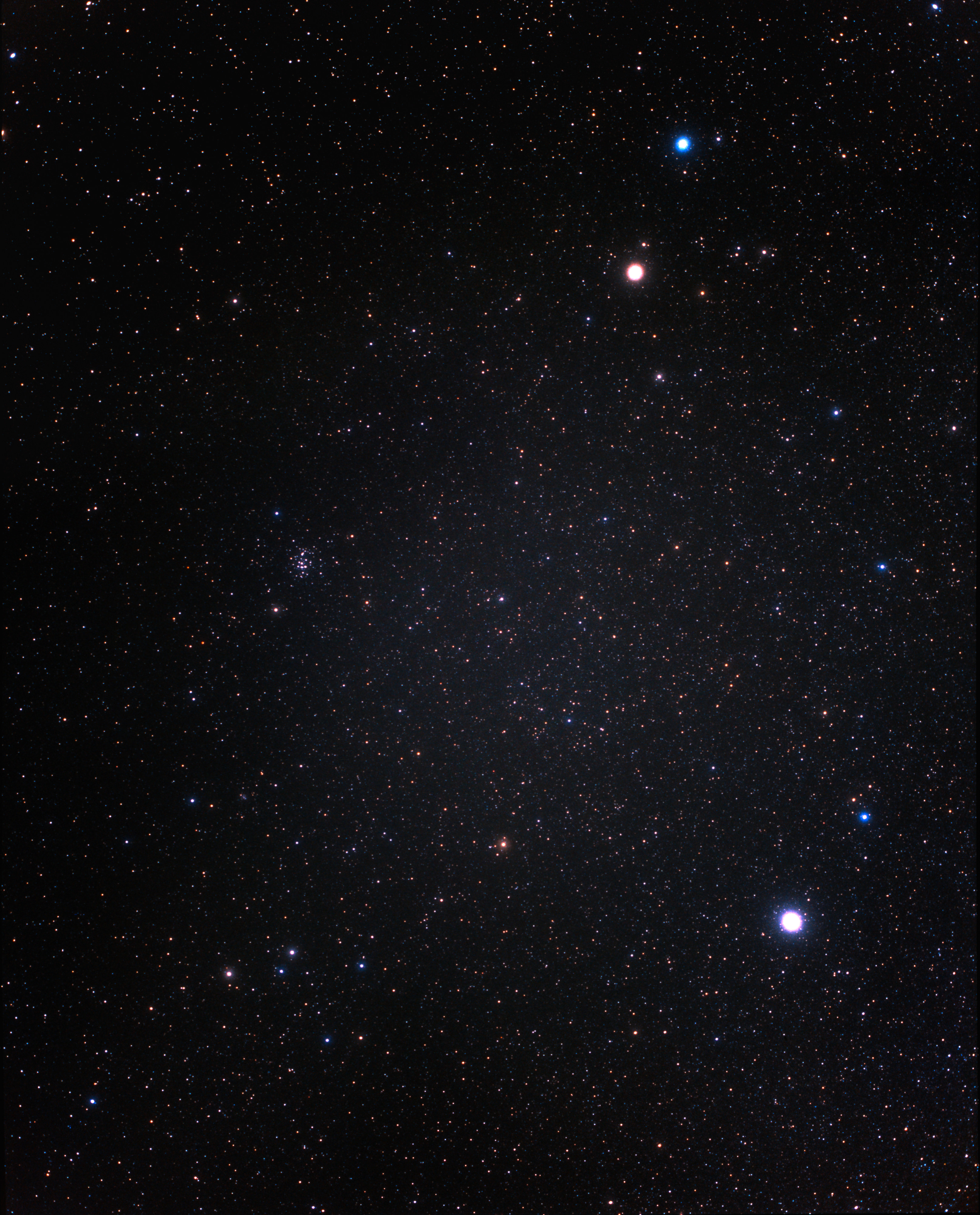 A Wide Field View Of The Constellation Of Cancer (ground Based Image)