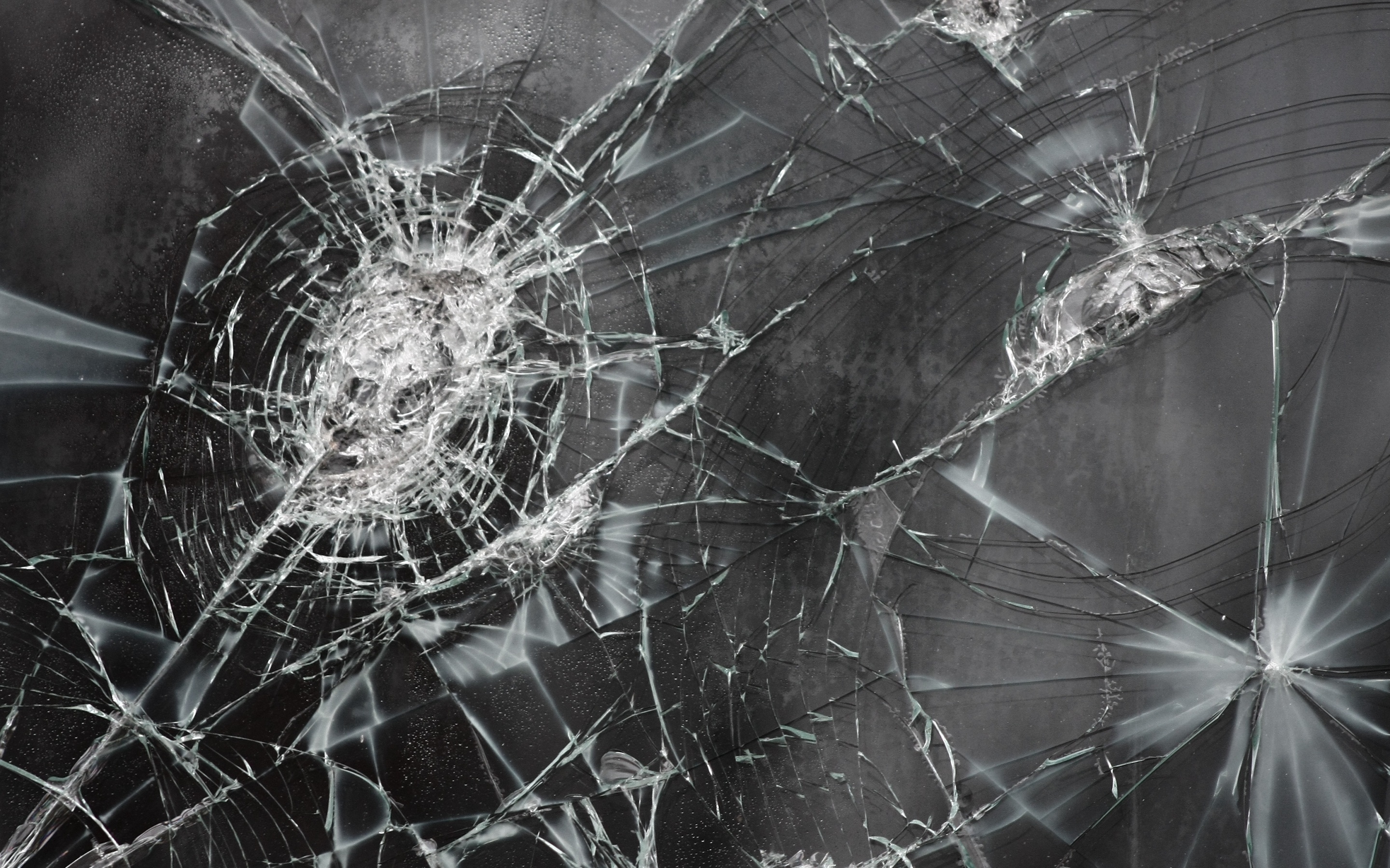 Wallpaper 4k broken glass, cracks, texture 4k Wallpaper