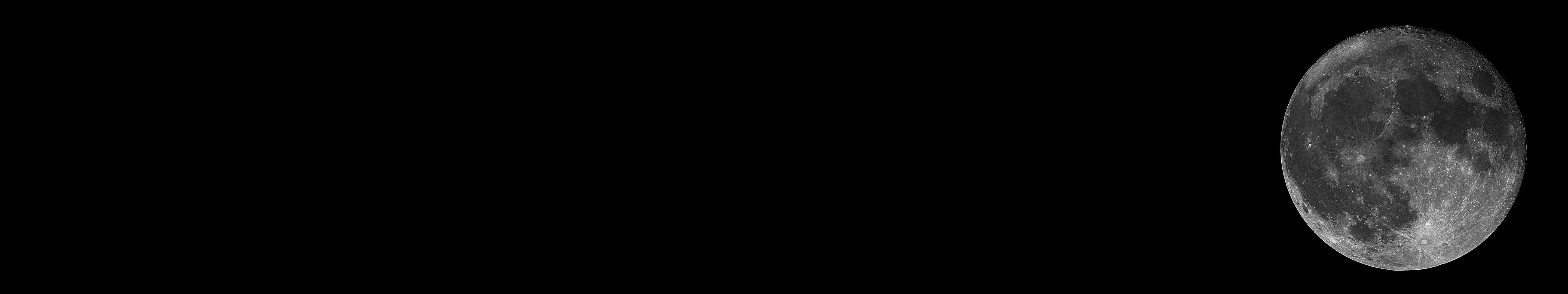 Wallpaper, 5760x1080 px, Moon, simple background, triple screen 5760x1080