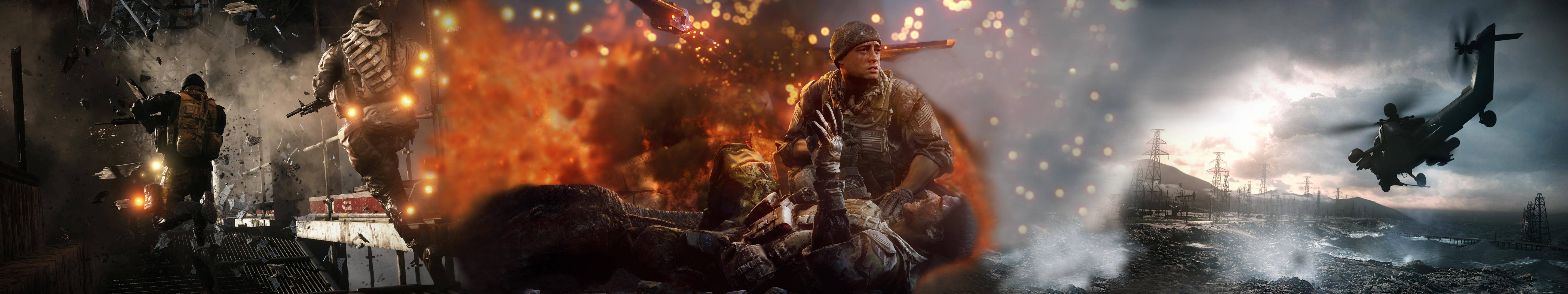 Video Game Battlefield 4 Wallpaper:5760x1080