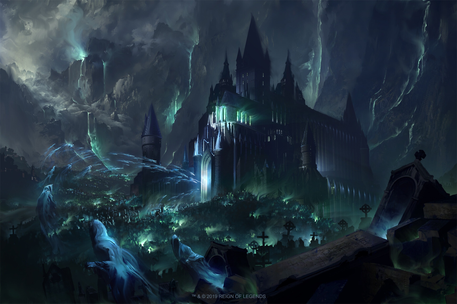 Ghost Dark Castle HD Wallpaper