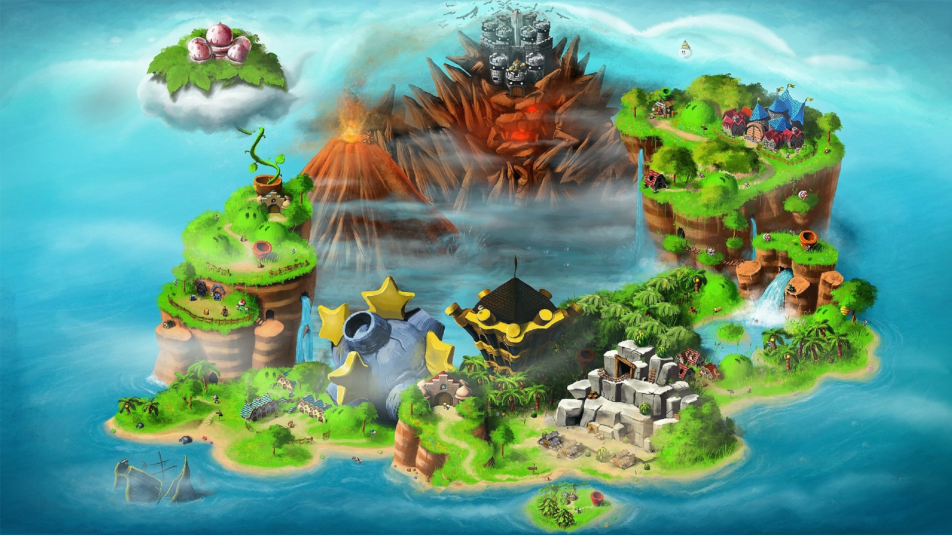 Super Mario RPG: Legend of the Seven Stars HD Wallpaper and Background