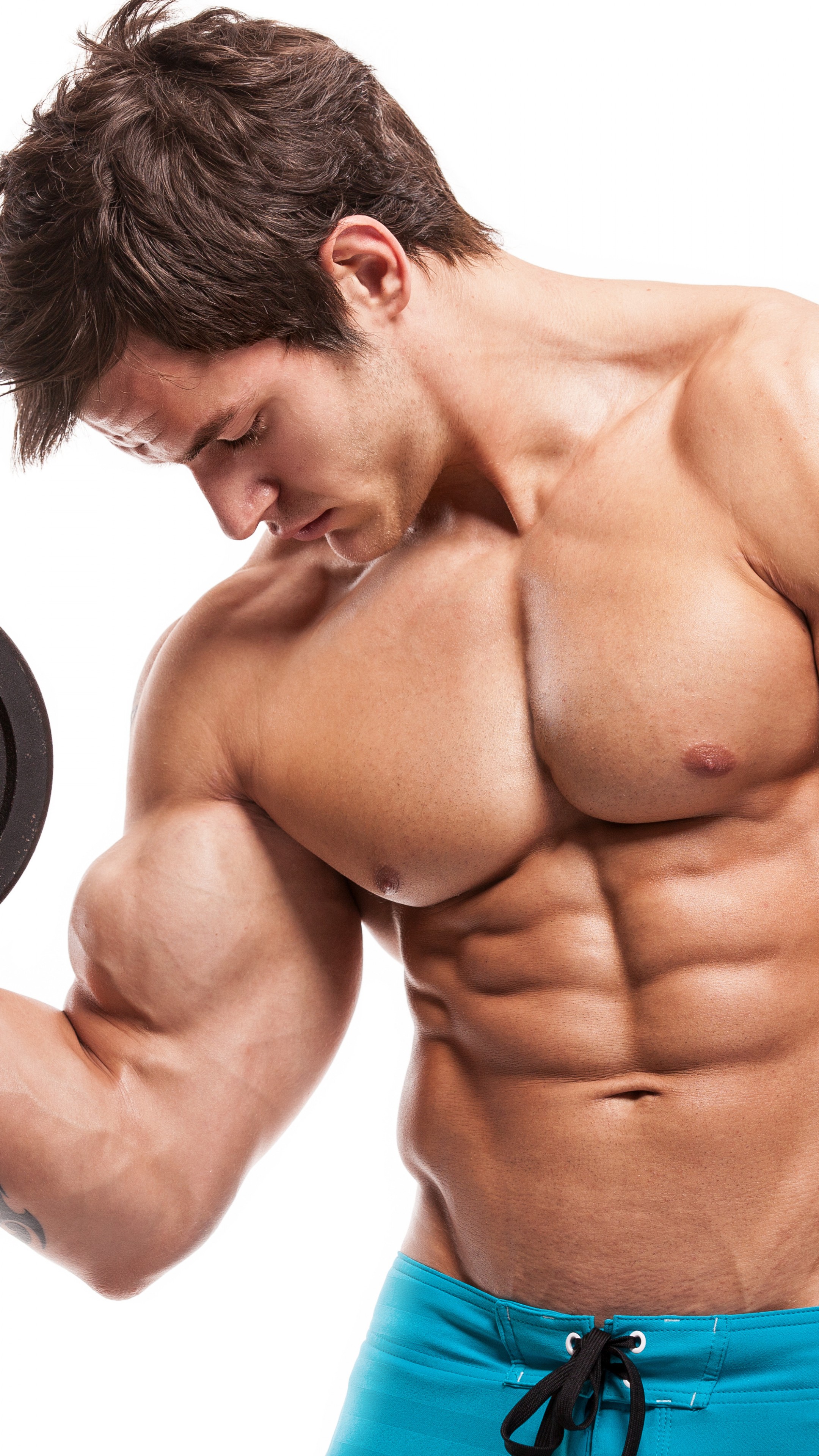 Wallpaper Man, Stronger Body, Bodybuilding, exercise, motivation, Training, bench standing, barbell, Sport