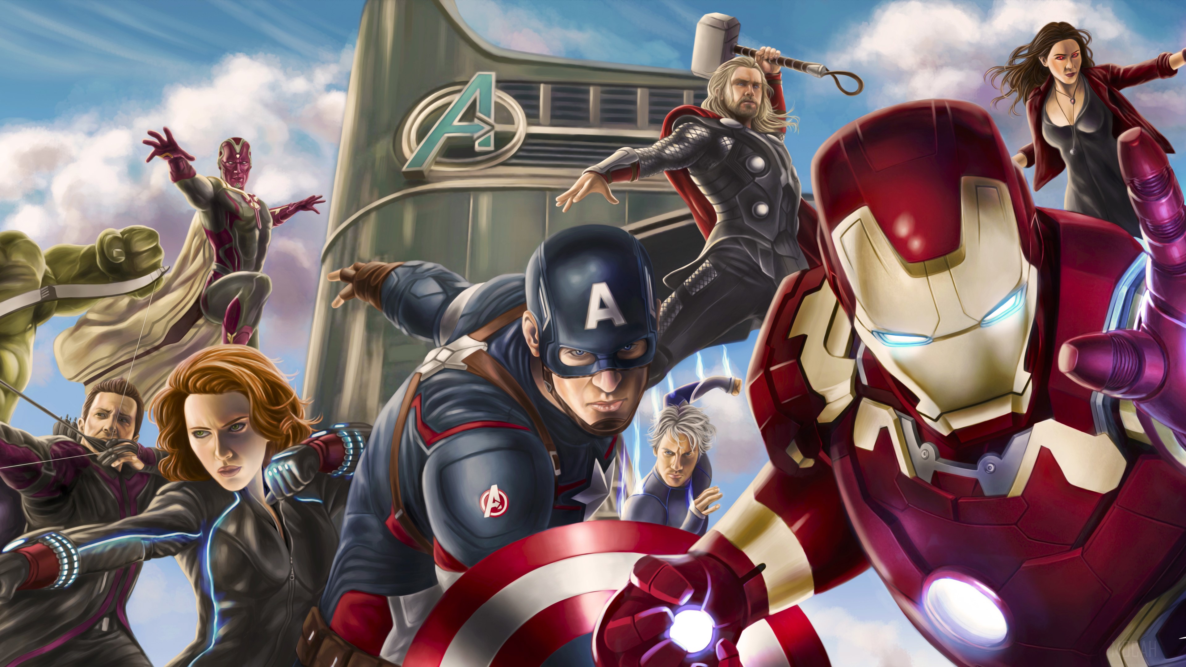 Avengers Assemble Artwork 4k Gallery HD Wallpaper