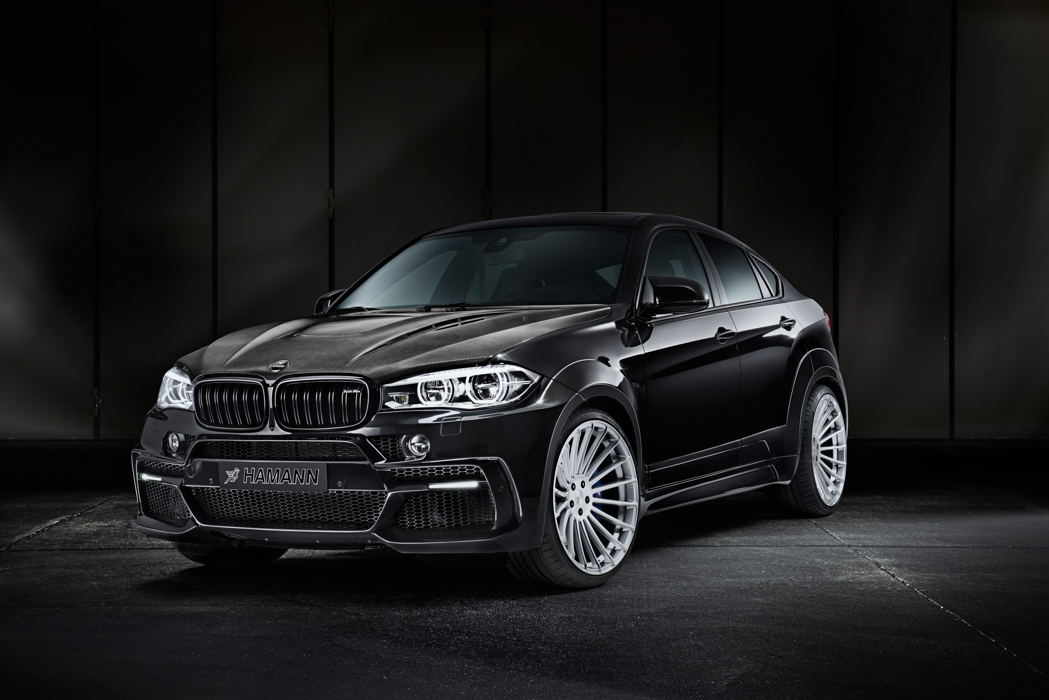 4K, F86 X6 M, BMW, Hamann, Black Gallery HD Wallpaper